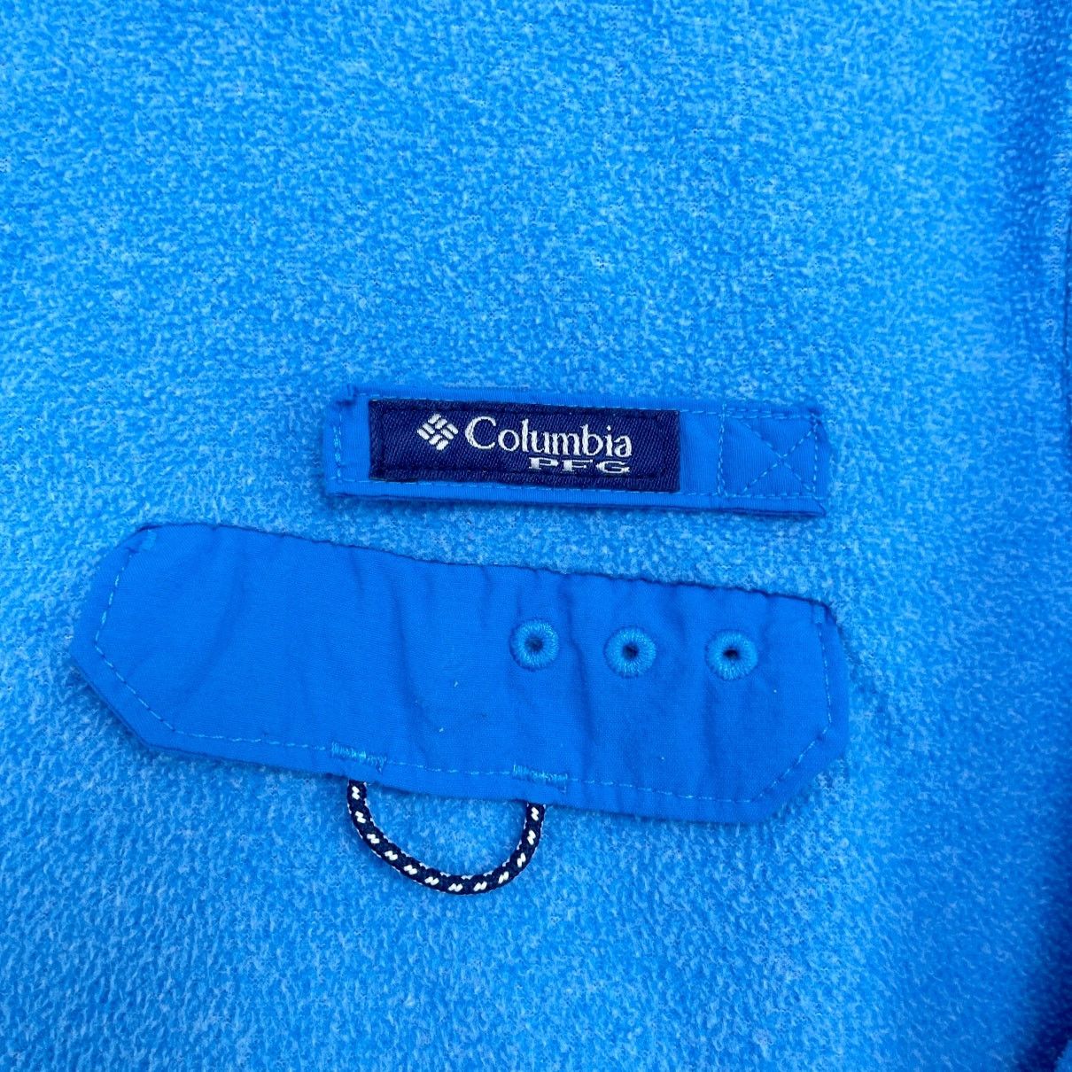 Columbia Columbia PFG Fleece Full Zip Jacket Blue Lightweight M Size M / US 6-8 / IT 42-44 - 3 Thumbnail