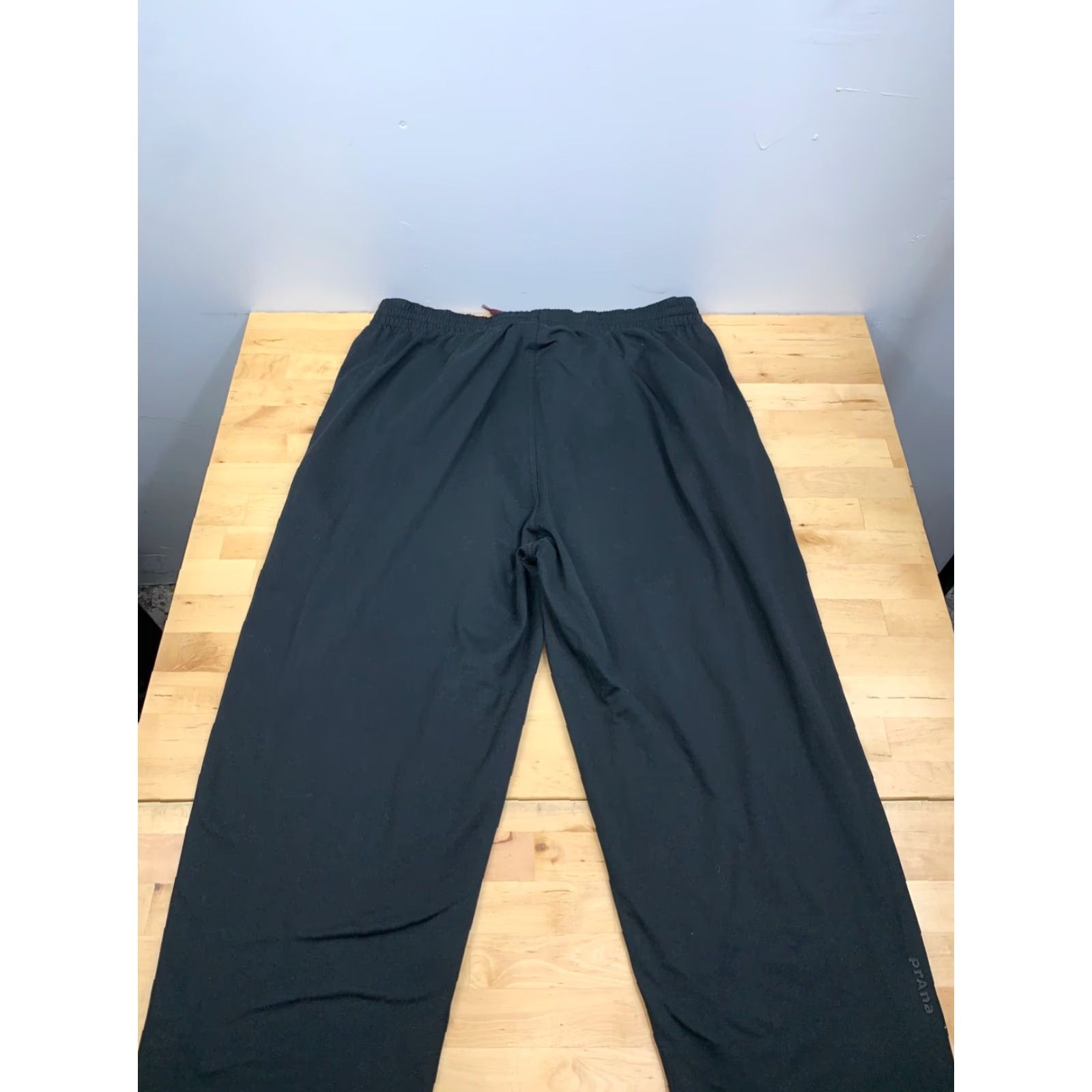Prana prAna Sweatpants Mens 2XL Black Casual Drawstring Ankle Zip #7848 Size US 39 - 3 Thumbnail