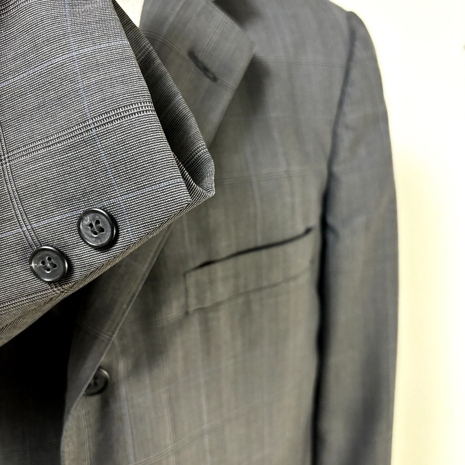 Brooks Brothers Brooks Brother Men's Sport Coat Blazer Size 41L Windowpane G Size 42L - 5 Thumbnail