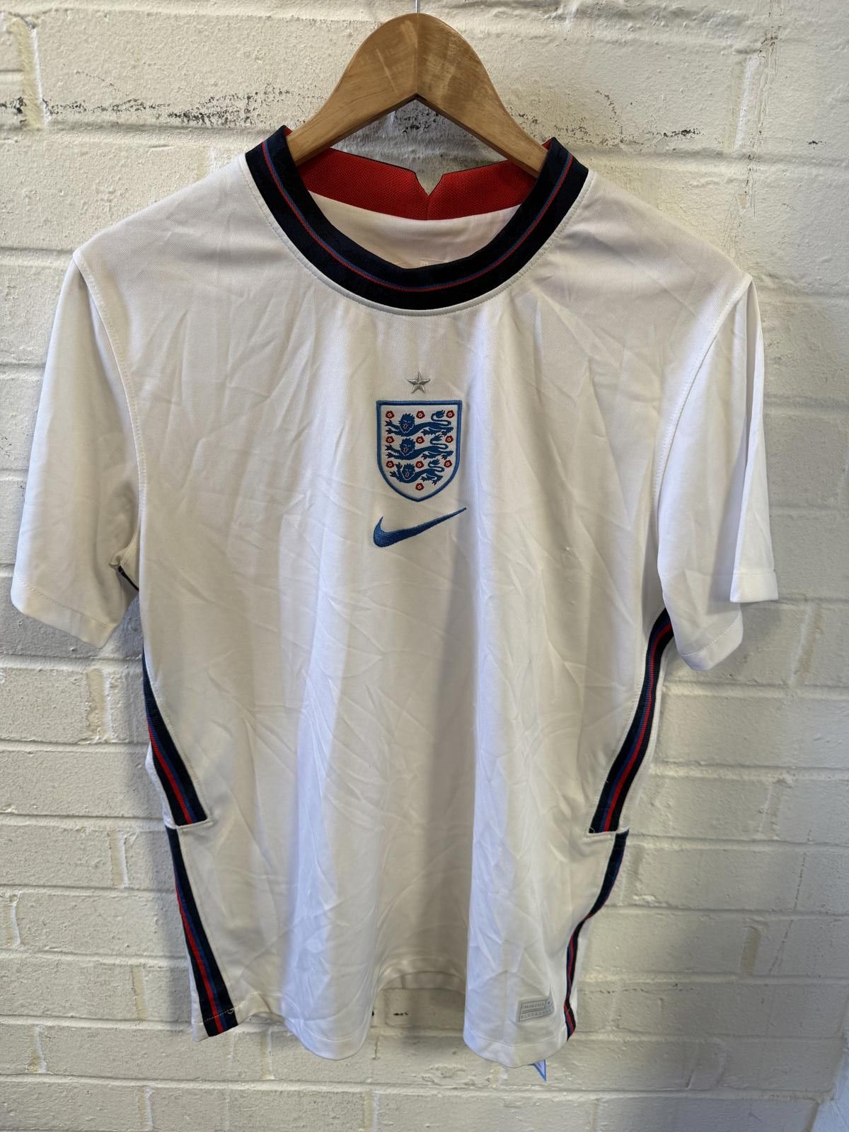 Nike Nike England Men's Soccer Jersey Medium White Dri-FIT Size US M / EU 48-50 / 2 - 1 Thumbnail