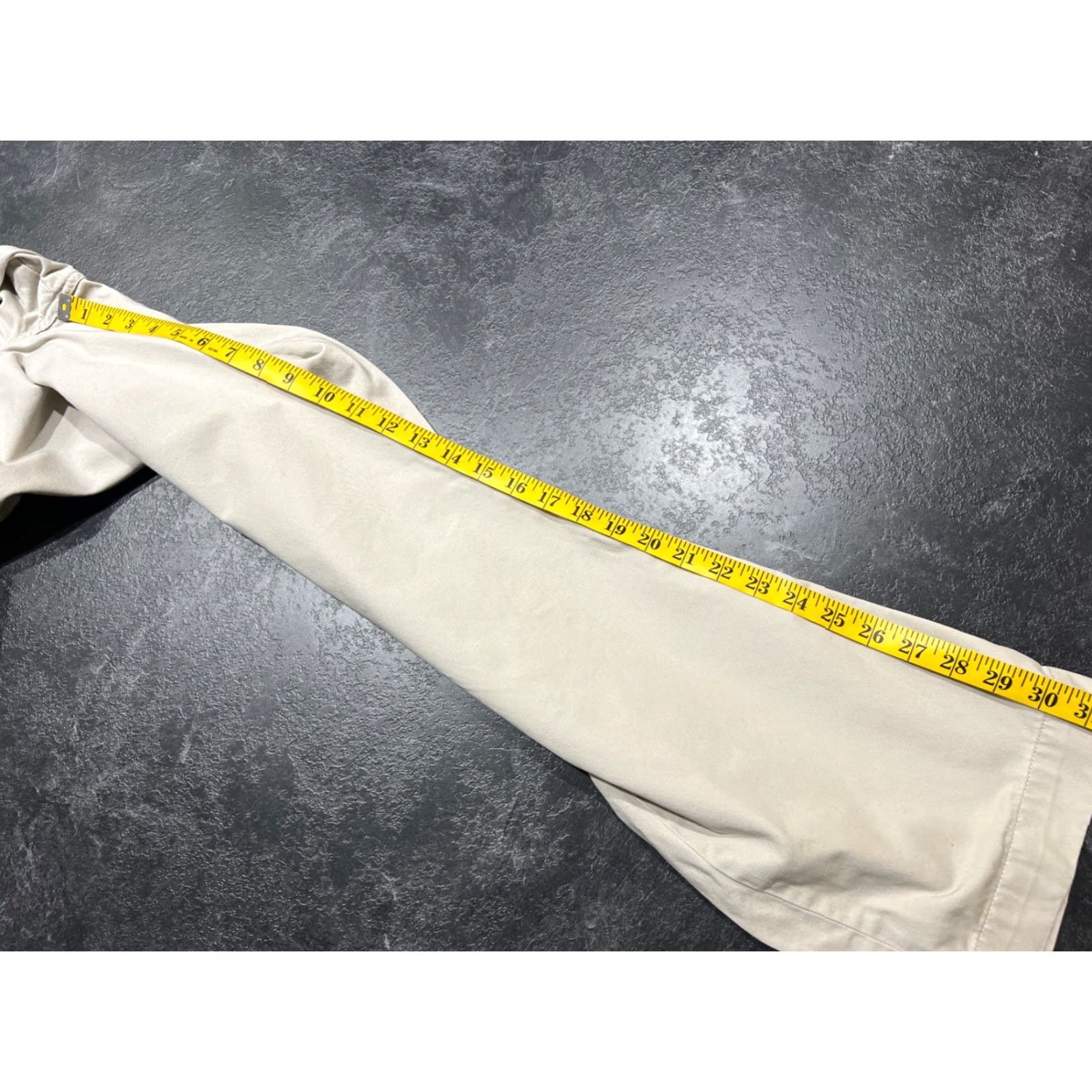 Polo Ralph Lauren VINTAGE Polo Ralph Lauren Men Chino Pants Size 38x32 Straight Fit Casual Beige Cotton Spandex Size US M / EU 48-50 / 2 - 6 Thumbnail