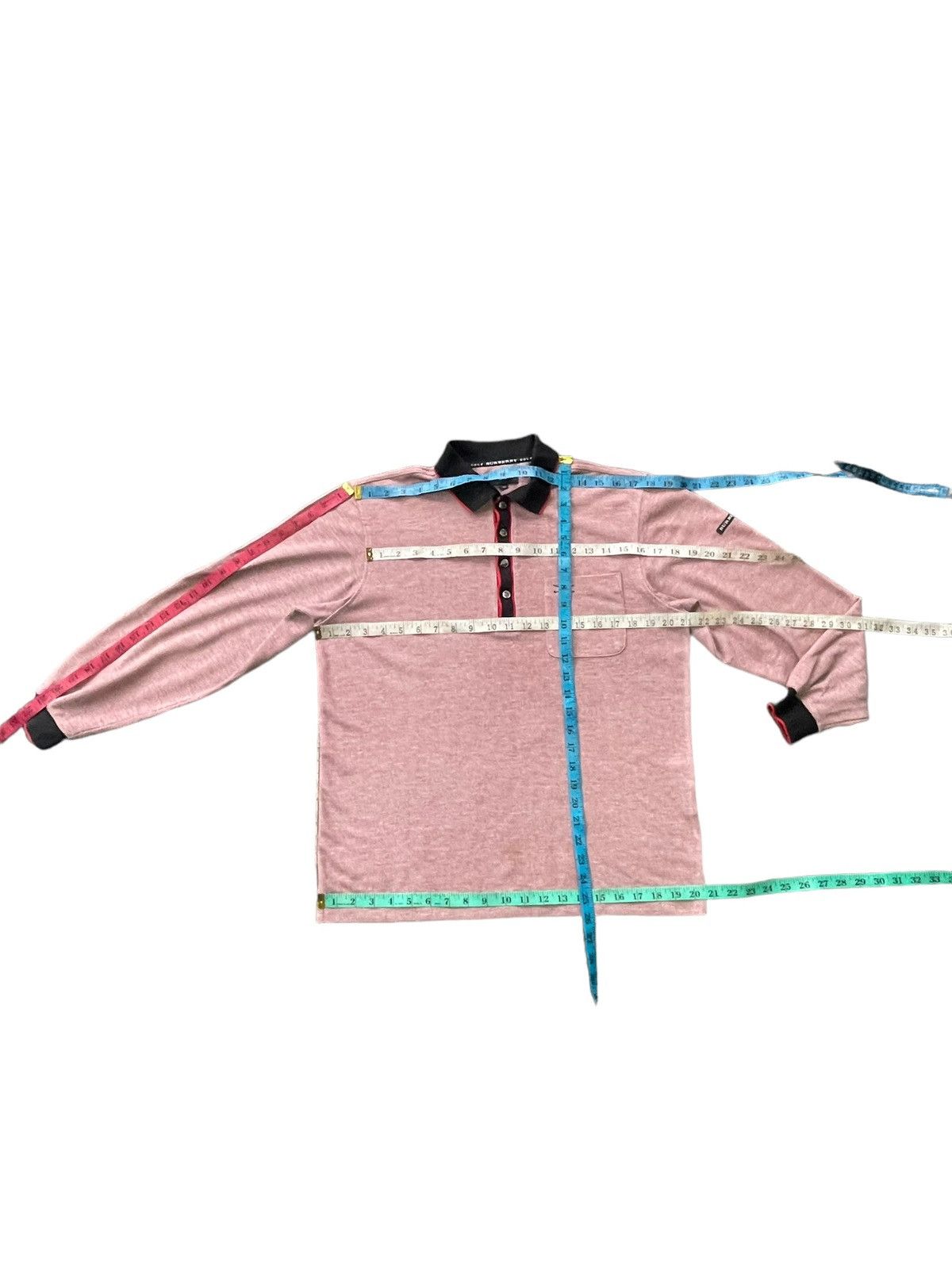 Burberry × Vintage Vintage Burberry Golf Polo Long Sleave Size US M / EU 48-50 / 2 - 12 Thumbnail