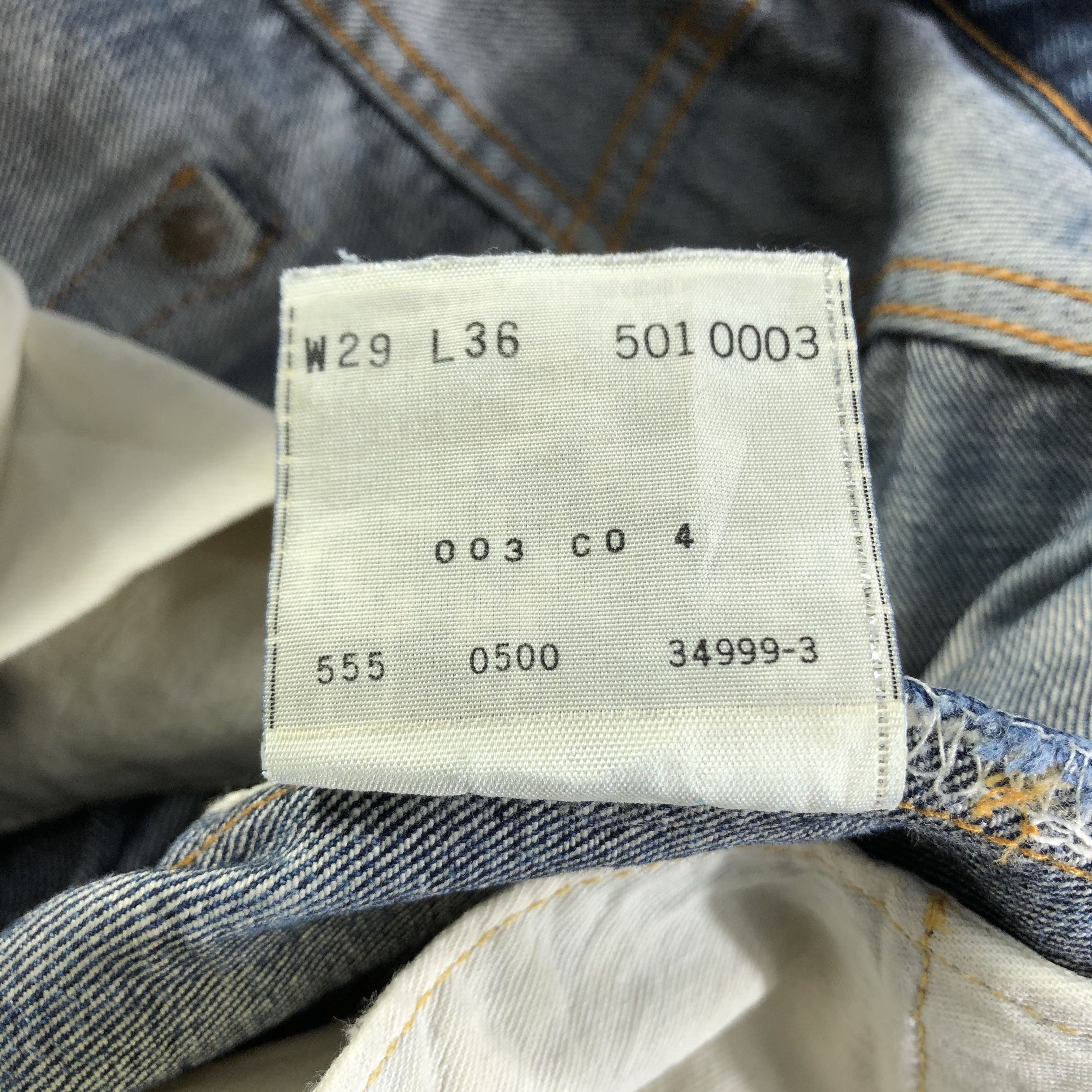 Levi's × Levi's Vintage Clothing × Vintage Vintage 90s Big E 501 Redline Jeans-JM3197 Size US 28 / EU 44 - 11 Thumbnail