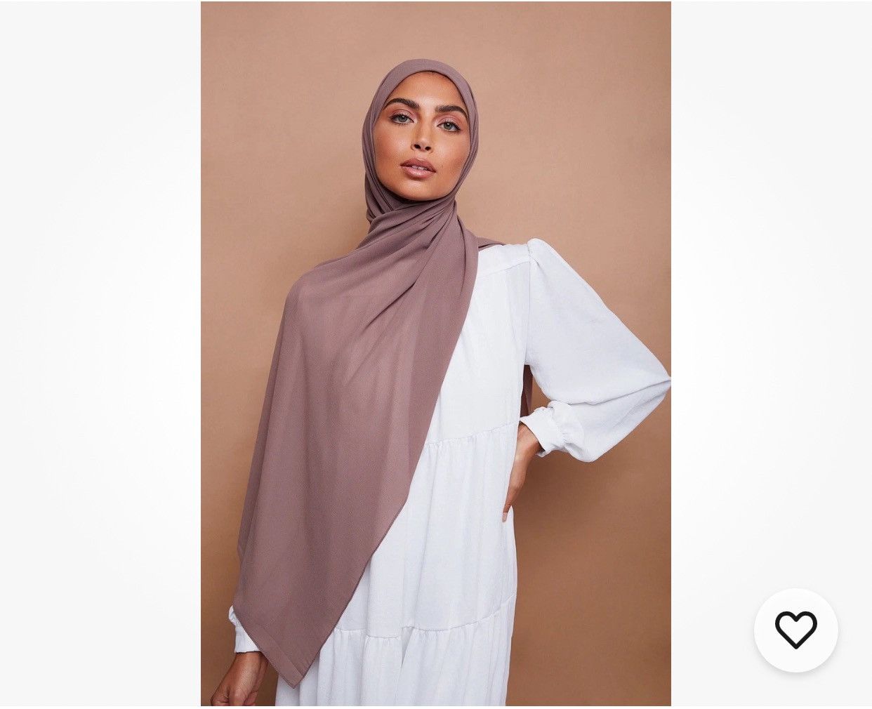 Other VOILE CHIC Premium Chiffon Earth Grey Hijab Scarf For Women Size ONE SIZE - 1 Thumbnail