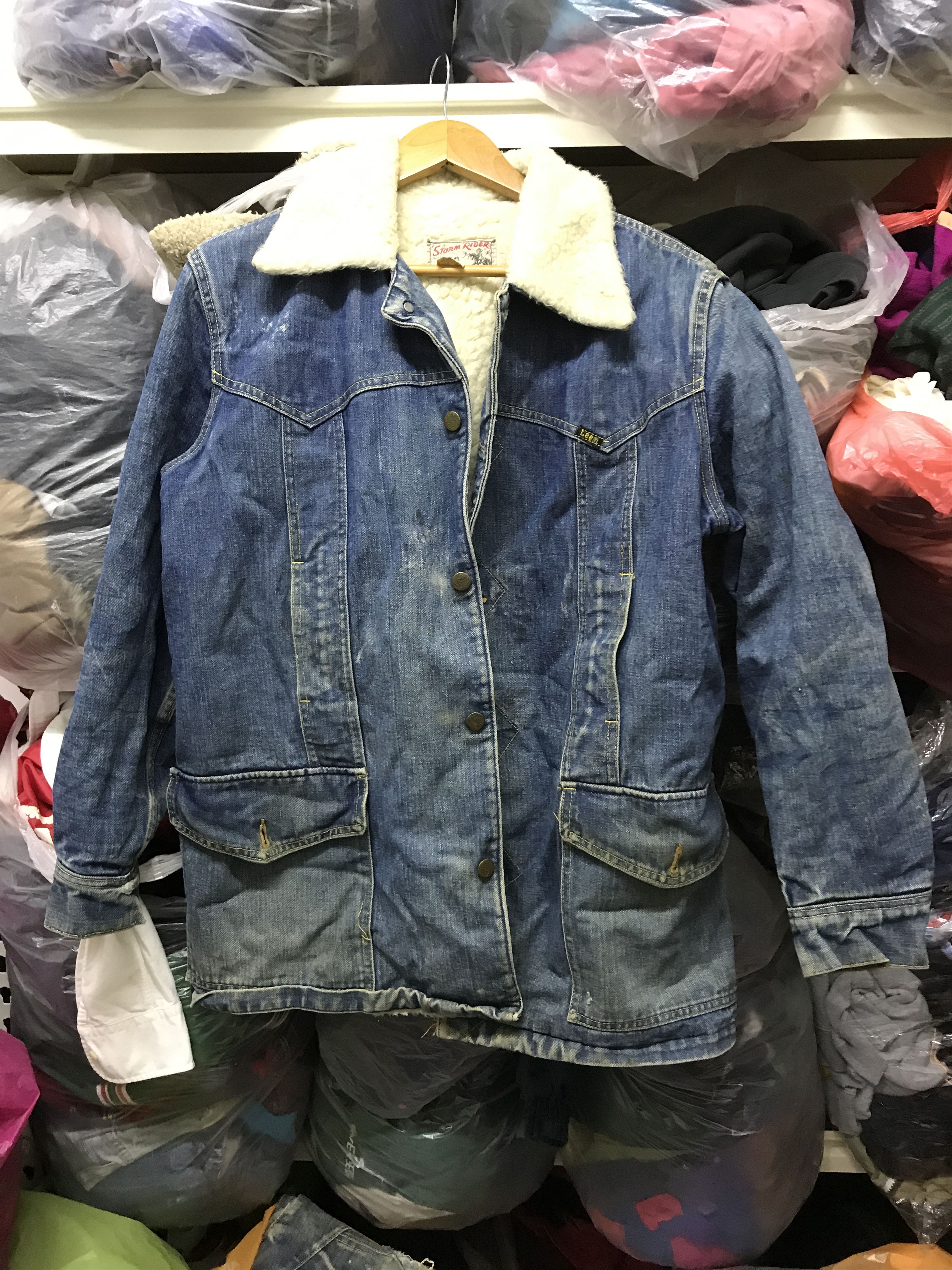 Vintage Vintage 70s Lee Storm Rider sherpa Jacket Size US XL / EU 56 / 4 - 1 Thumbnail