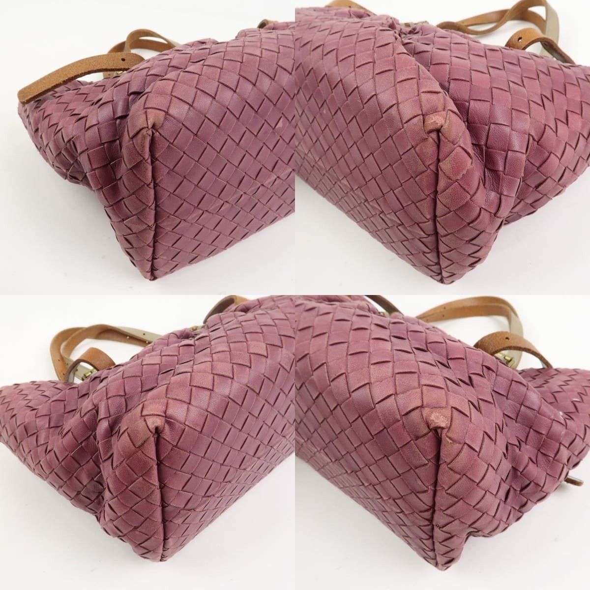 Bottega Veneta Bottega Veneta Intrecciato Lambskin Tote Pink Size ONE SIZE - 5 Thumbnail