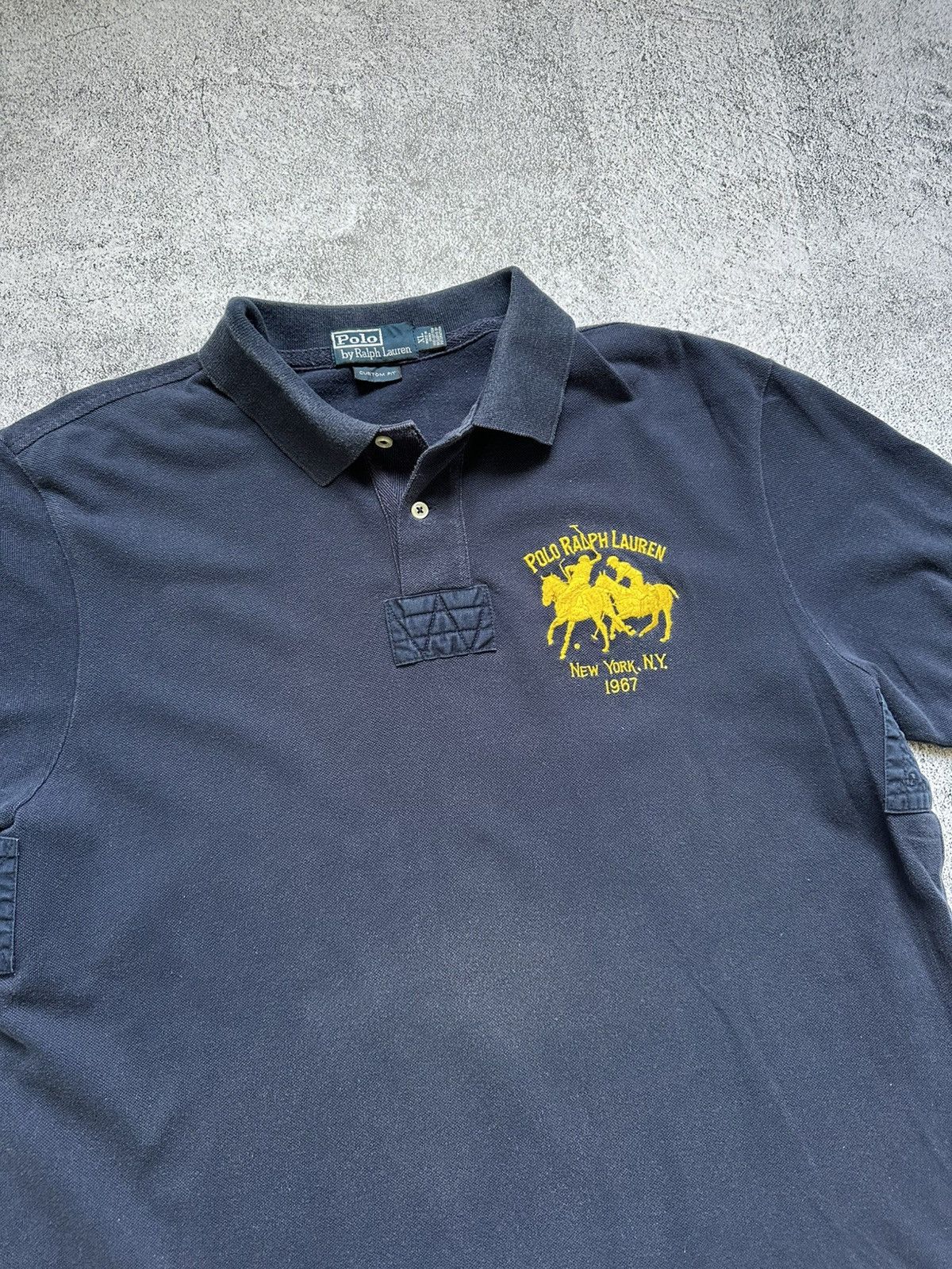 Polo Ralph Lauren Vintage Polo Ralph Lauren Polo Big Logo Yellow Y2K Size US XL / EU 56 / 4 - 4 Thumbnail
