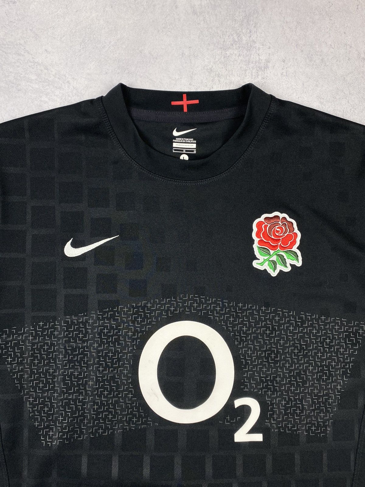 Nike Nike England O2 Rugby Jersey Tee Shirt Blockore Drill Size US L / EU 52-54 / 3 - 5 Thumbnail