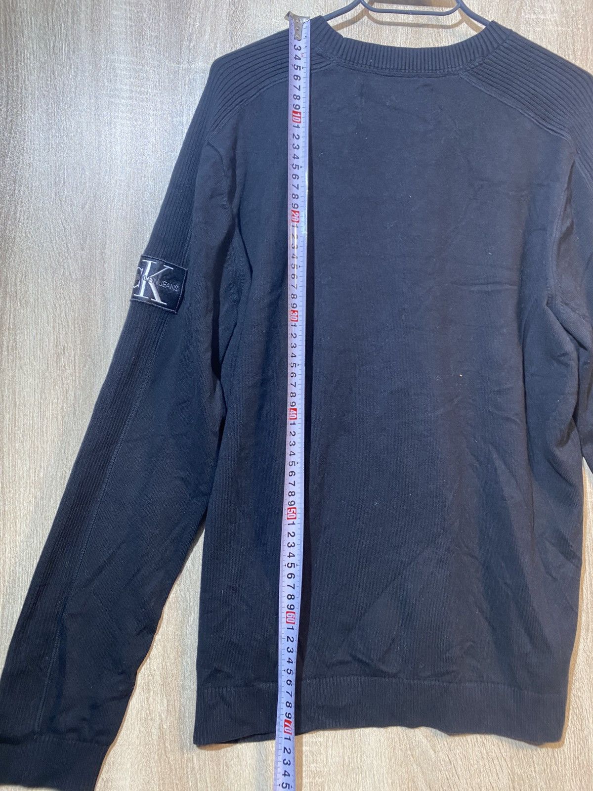 Calvin Klein × Designer Calvin Klein mens cotton black sweater size XL Size US XL / EU 56 / 4 - 8 Thumbnail