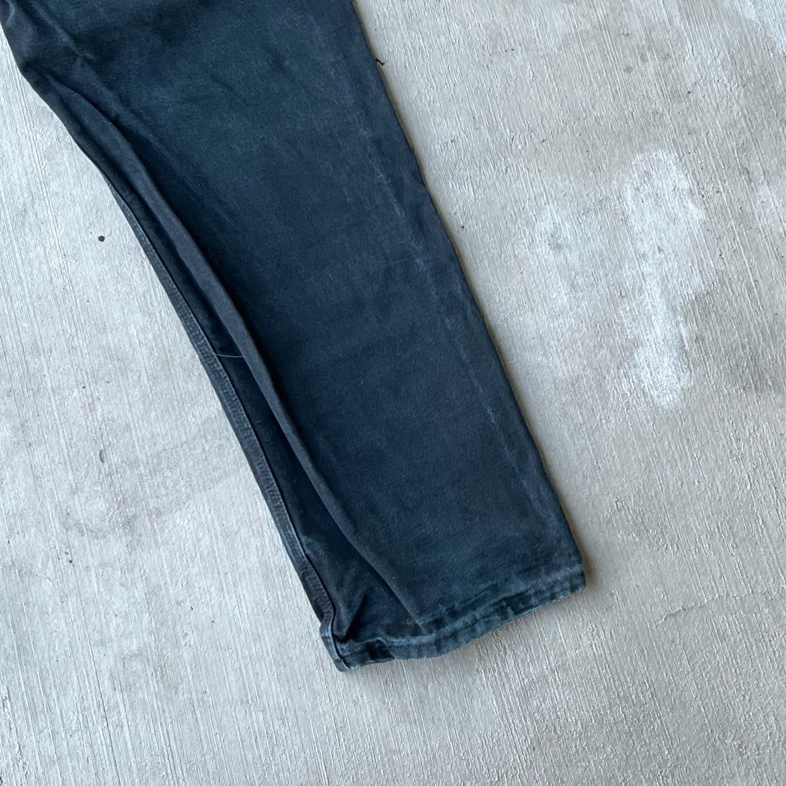 Carhartt × Vintage Carhartt faded black double knee work wear carpenter pants Size US 32 / EU 48 - 9 Thumbnail