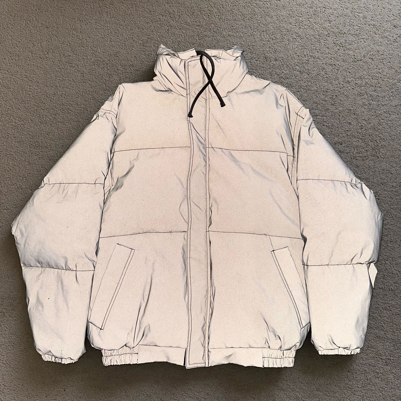 Fear of God Essentials Fear of God 3M Reflective Puffer FW19 Grey Size US S / EU 44-46 / 1 - 2 Thumbnail