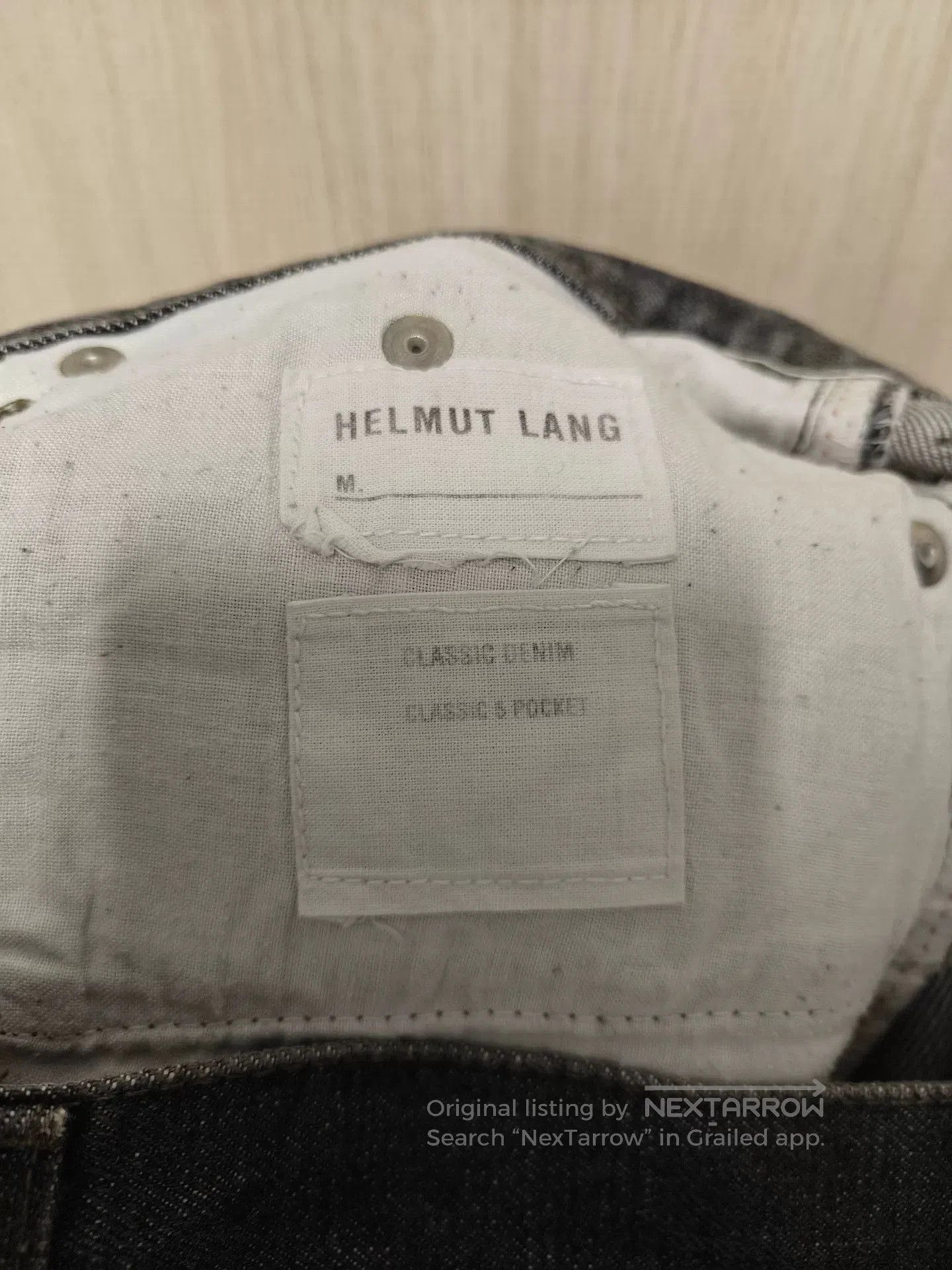 Helmut Lang Helmut Lang Classic Washed Black Gray Jeans. Size US 32 / EU 48 - 5 Thumbnail
