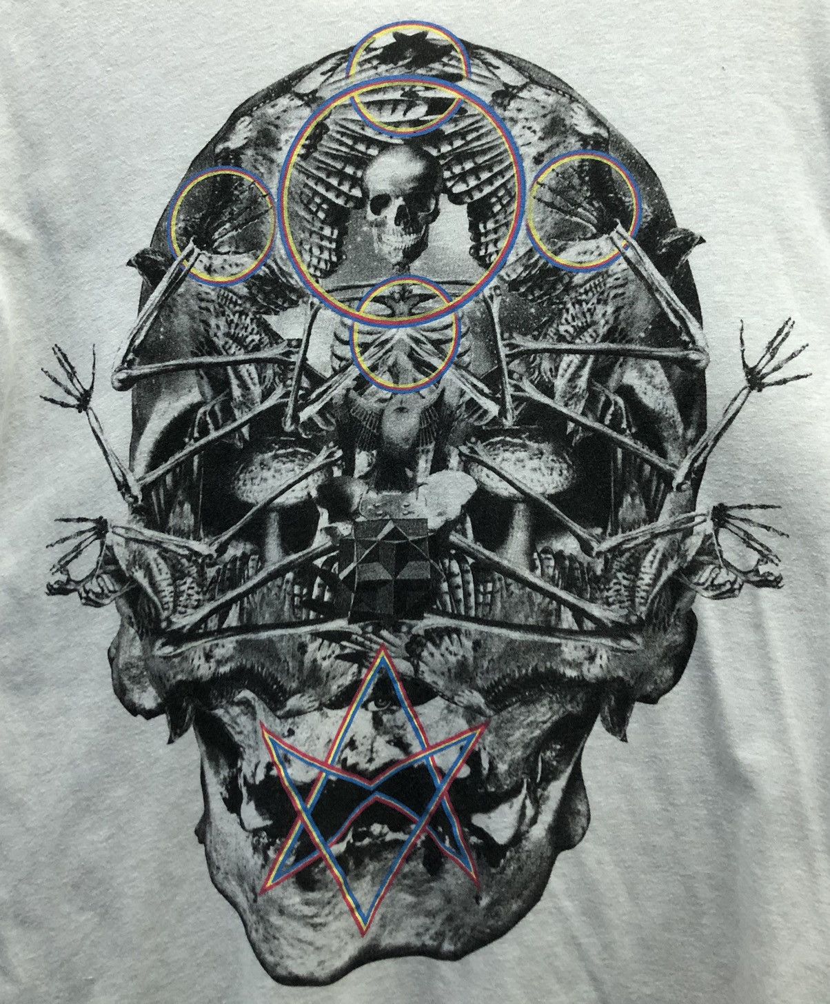 semanticdesign Semantic Design Graphic Skull Long Sleeve Tee – Off White Size US M / EU 48-50 / 2 - 3 Thumbnail