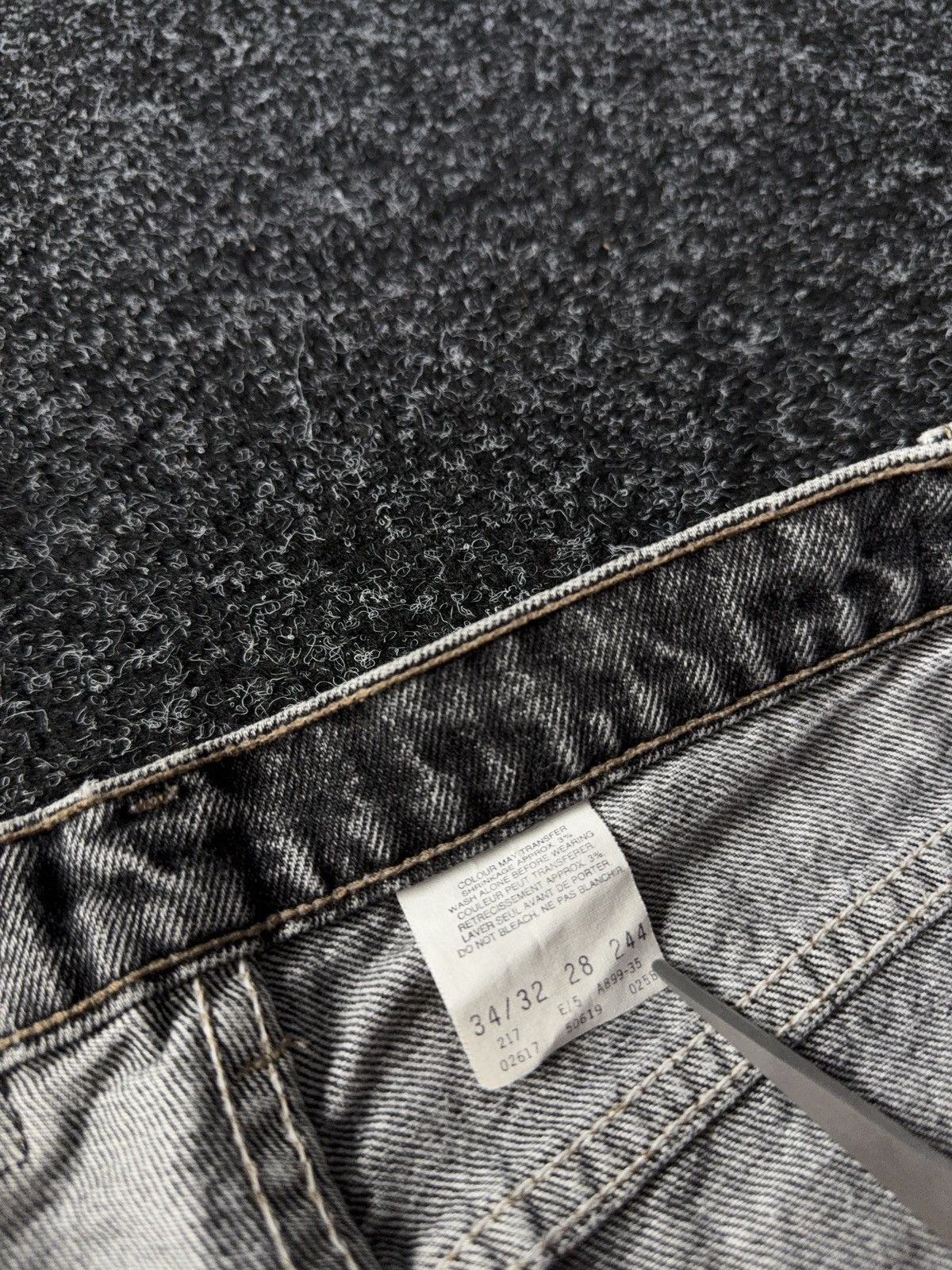Levi's Vintage Clothing × Vintage Vintage Levi’s 619 Black Wash Jeans Made in Canada 33x29 Size US 32 / EU 48 - 10 Thumbnail