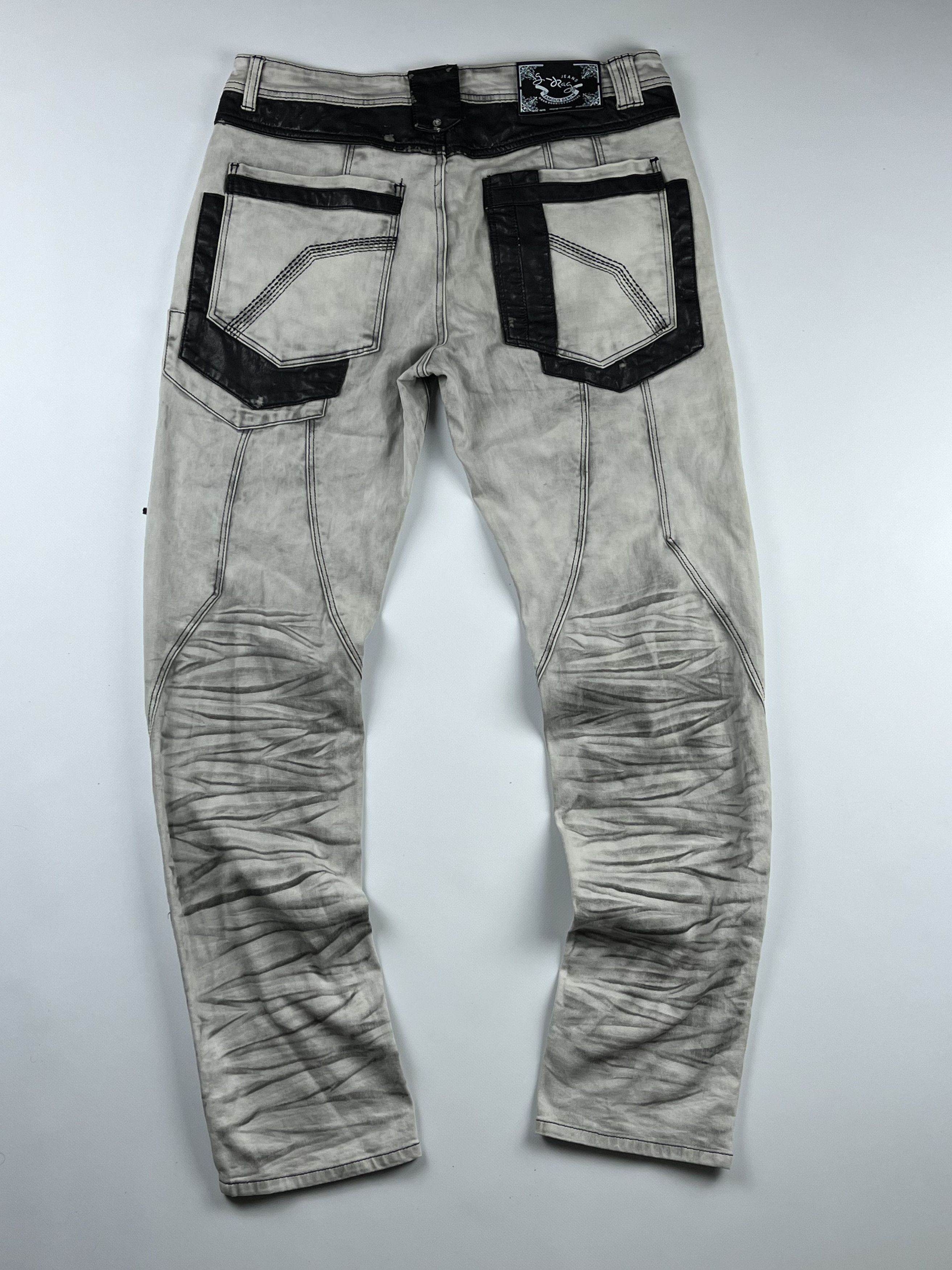Japanese Brand Rare Avantgarde Vintage Faded Jean Size US 36 / EU 52 - 3 Thumbnail