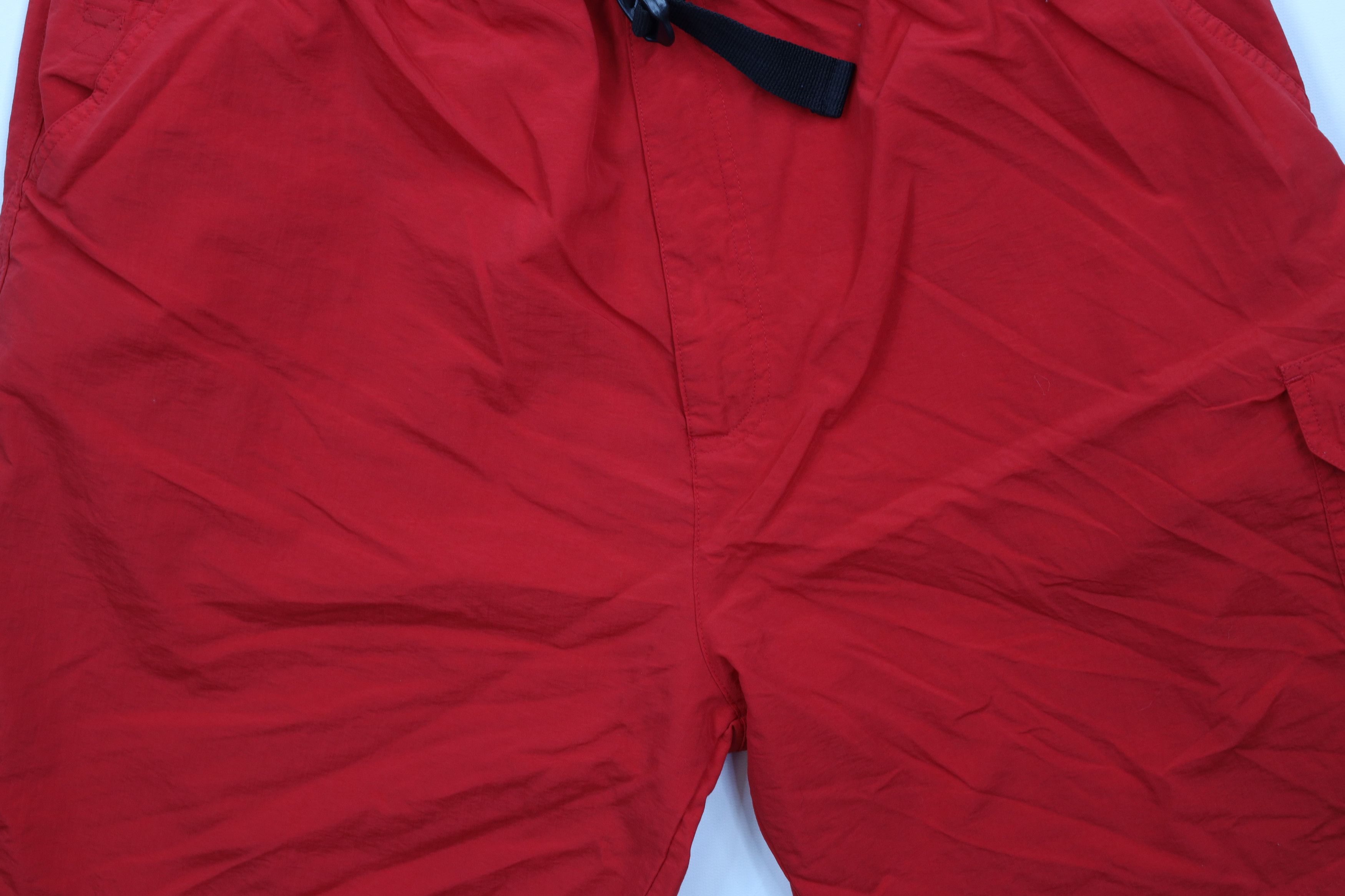 Universal Studios × Vintage Vintage 90s Universal Studios Belted Cargo Shorts Red Nylon Size US 38 / EU 54 - 3 Thumbnail