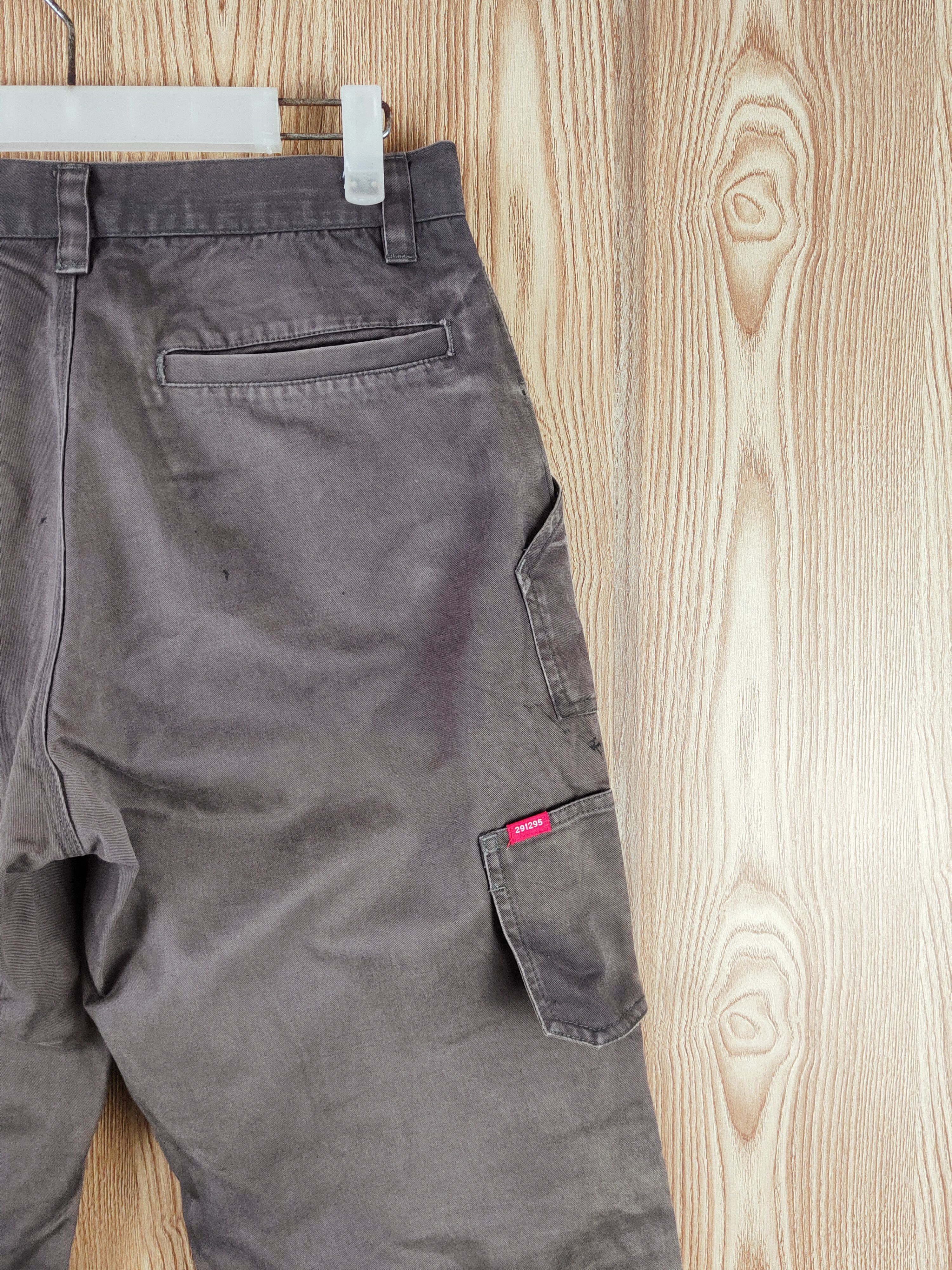 291295=Homme 291295 Homme Brown Faded Multipocket Cargo Pants #W010 Size US 29 - 12 Thumbnail