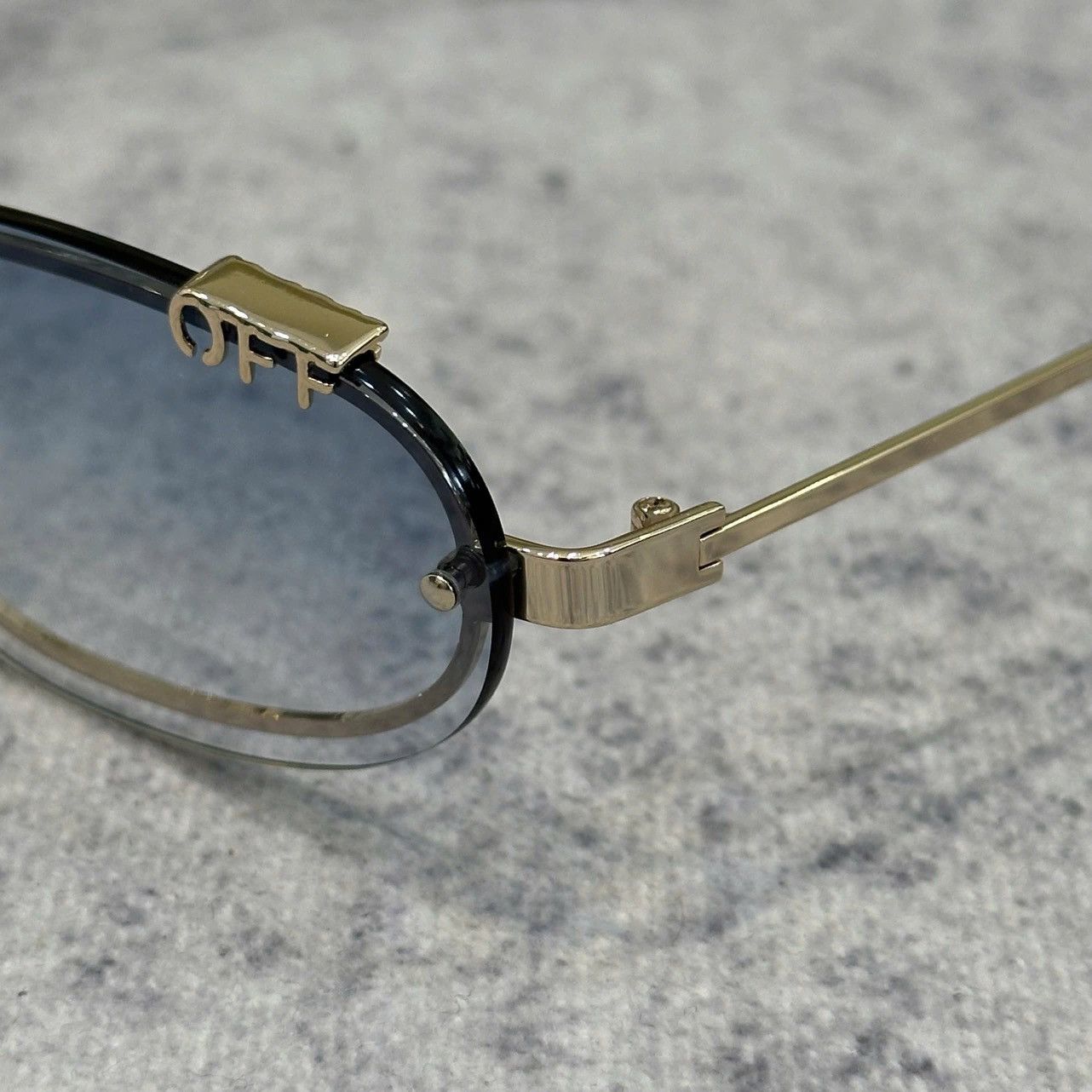 Off-White OFF-WHITE MIAMI SUNGLASSES GOLD GRADIENT Size ONE SIZE - 3 Thumbnail