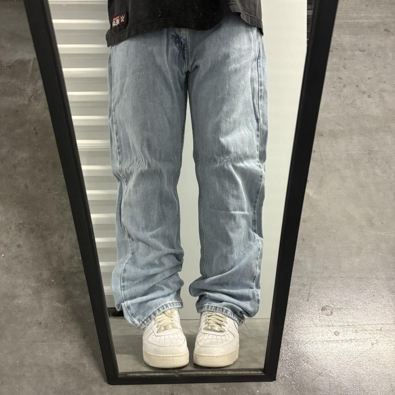 Levi's Vintage Y2K/2000s Baggy Light Blue Wash Levis 505 Skater Style Denim Jeans! Size US 38 / EU 54 - 1 Thumbnail