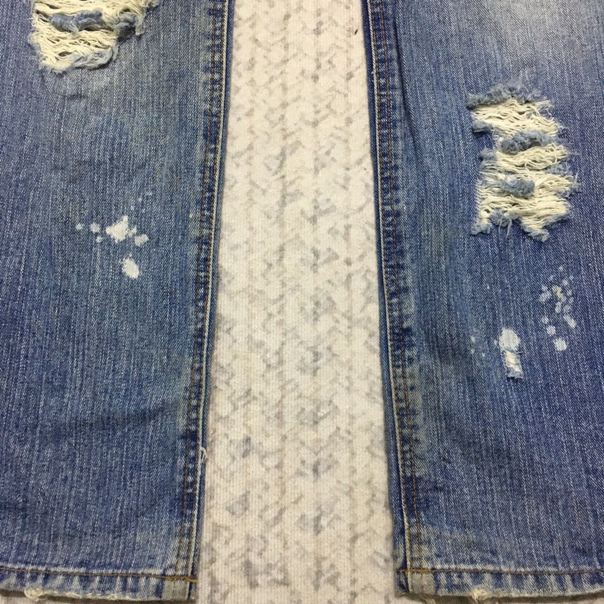 Japanese Brand Dirty & Distress Japanese Brand Punk Rock Denim Size US 31 - 7 Thumbnail