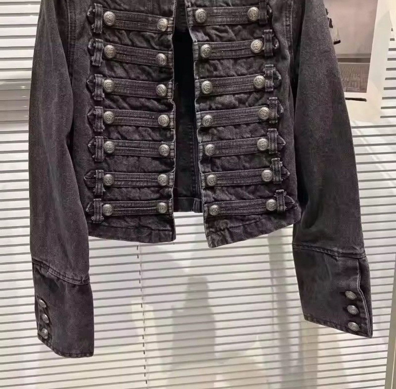 Japanese Brand Vintage Military-Inspired Denim Jacket – Bold, Structured Size US XL / EU 56 / 4 - 5 Thumbnail