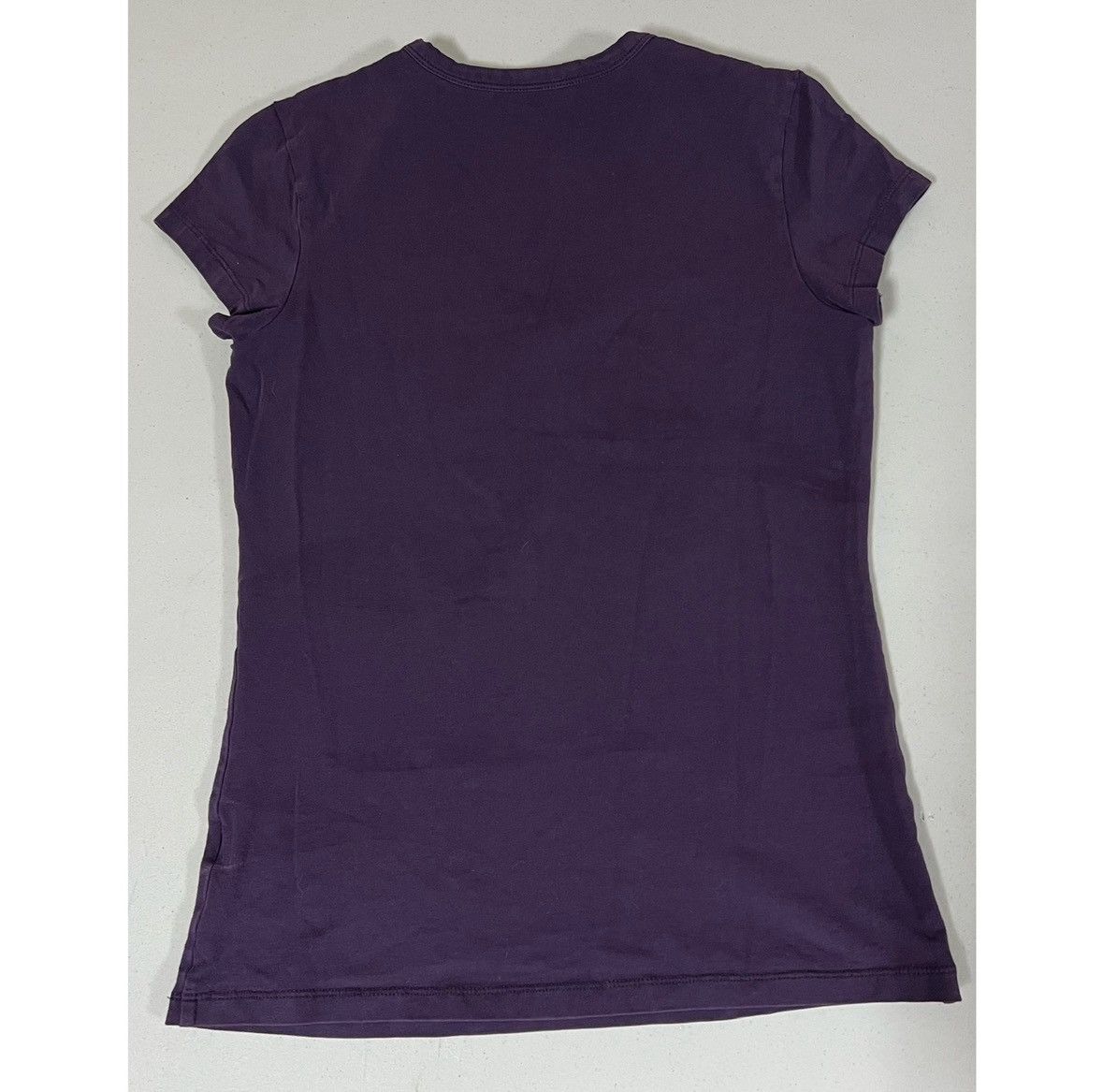 Vintage Purple V-Neck Short Sleeve Tee T-Shirt Top Size S 💜 #shirt Size S / US 4 / IT 40 - 2 Thumbnail