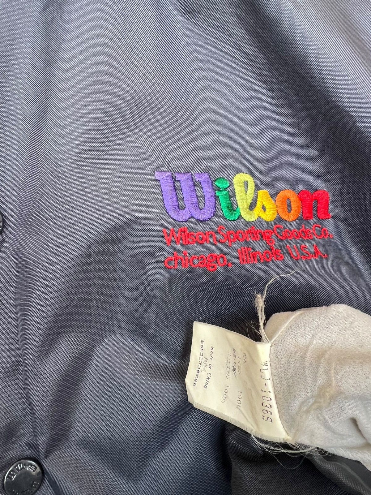 Wilson Vintage Wilson Athletics Multicolour Logo Jacket Size US M / EU 48-50 / 2 - 10 Thumbnail