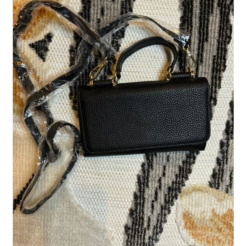 Bcbgmaxazria Mali + Lili Black Vegan Leather Crossbody Bag Size ONE SIZE - 1 Thumbnail