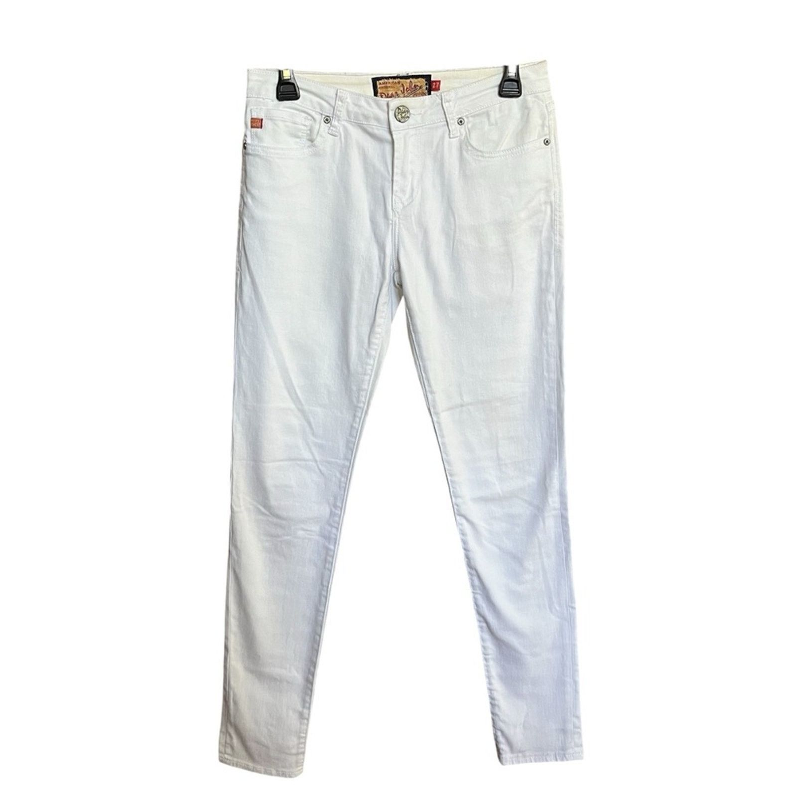 Other Dear John Women's Size 27 White Denim Jeans Regular Fit Size 27" / US 4 / IT 40 - 1 Thumbnail