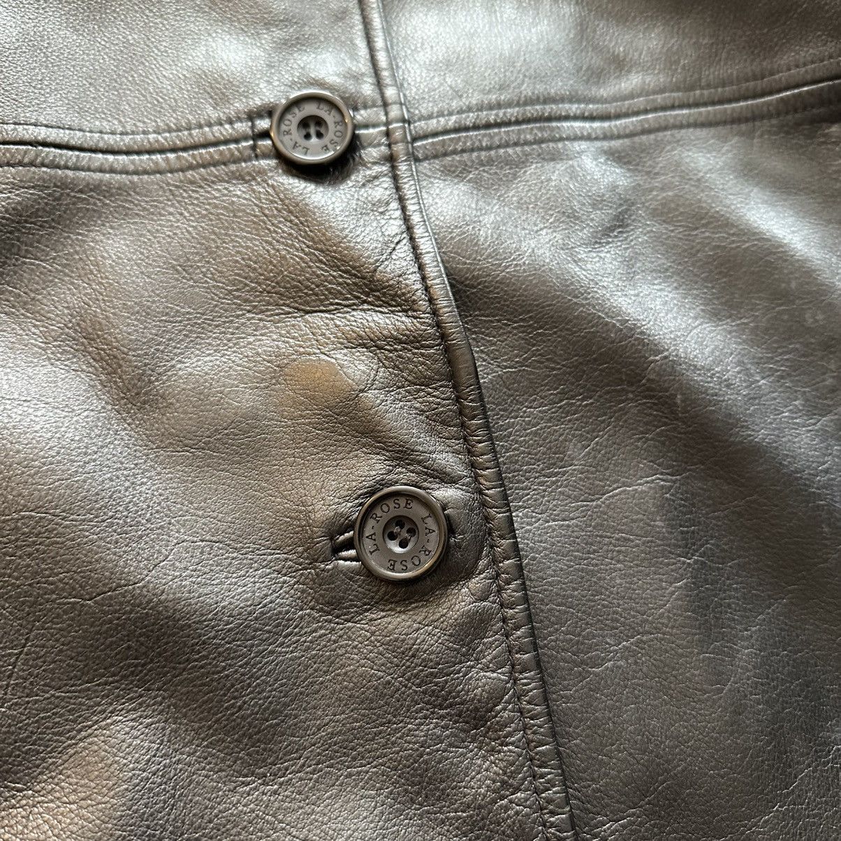 John Weitz × Vintage Vintage John Weitz leather trench coat Size US M / EU 48-50 / 2 - 7 Thumbnail