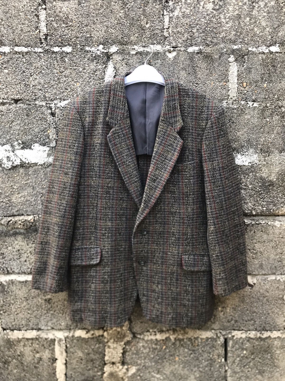 Vintage ⚡️Vintage Cashmere & Wool Tweed Coat Jacket Size US M / EU 48-50 / 2 - 1 Thumbnail