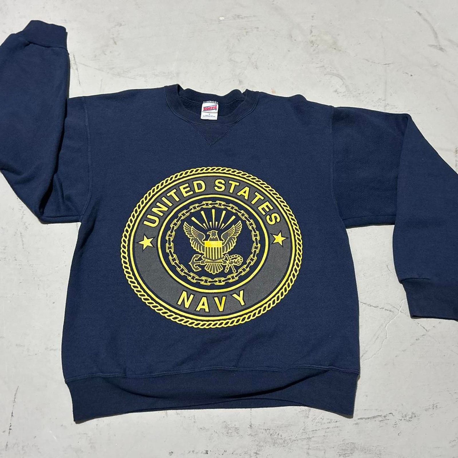 Other Vintage Authentic U.S. NAVY Pullover Sweatshirt Size US S / EU 44-46 / 1 - 1 Thumbnail