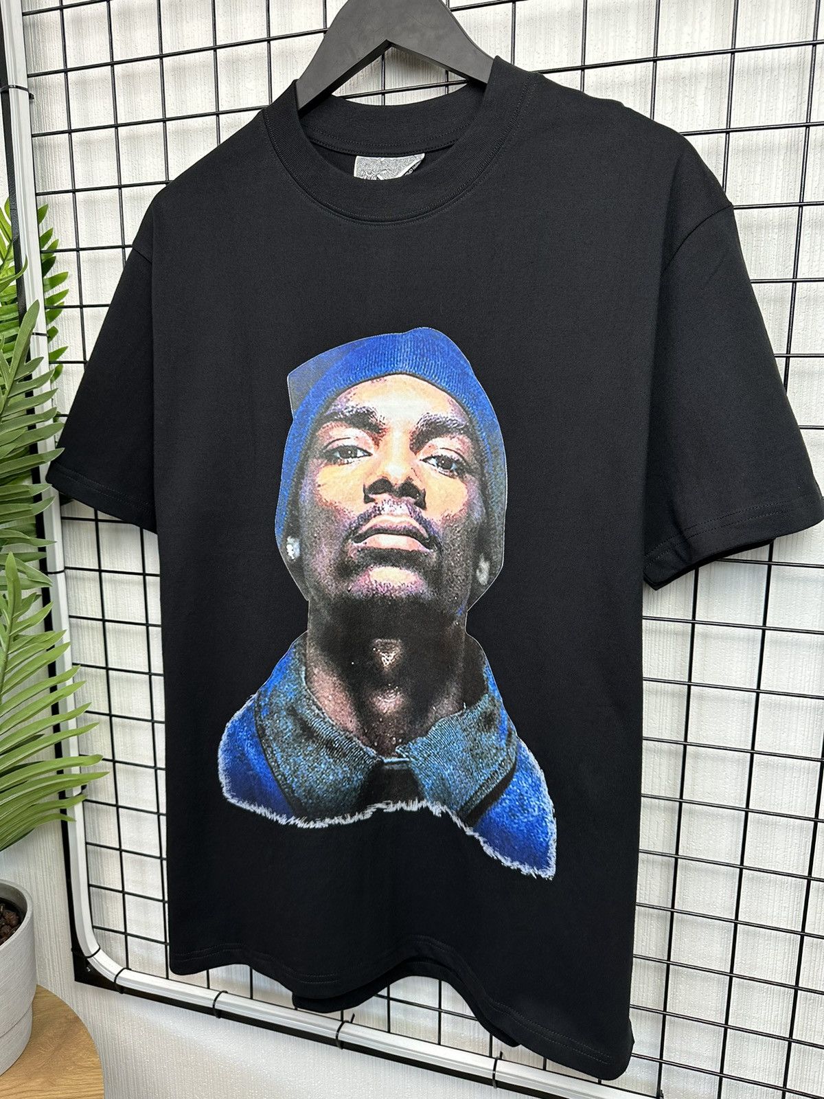 Band Tees × Rap Tees × Snoop Dogg Snoop Doggy Dogg Beware of dogg XL Big Face Men Black Tshirt Size US XL / EU 56 / 4 - 2 Thumbnail
