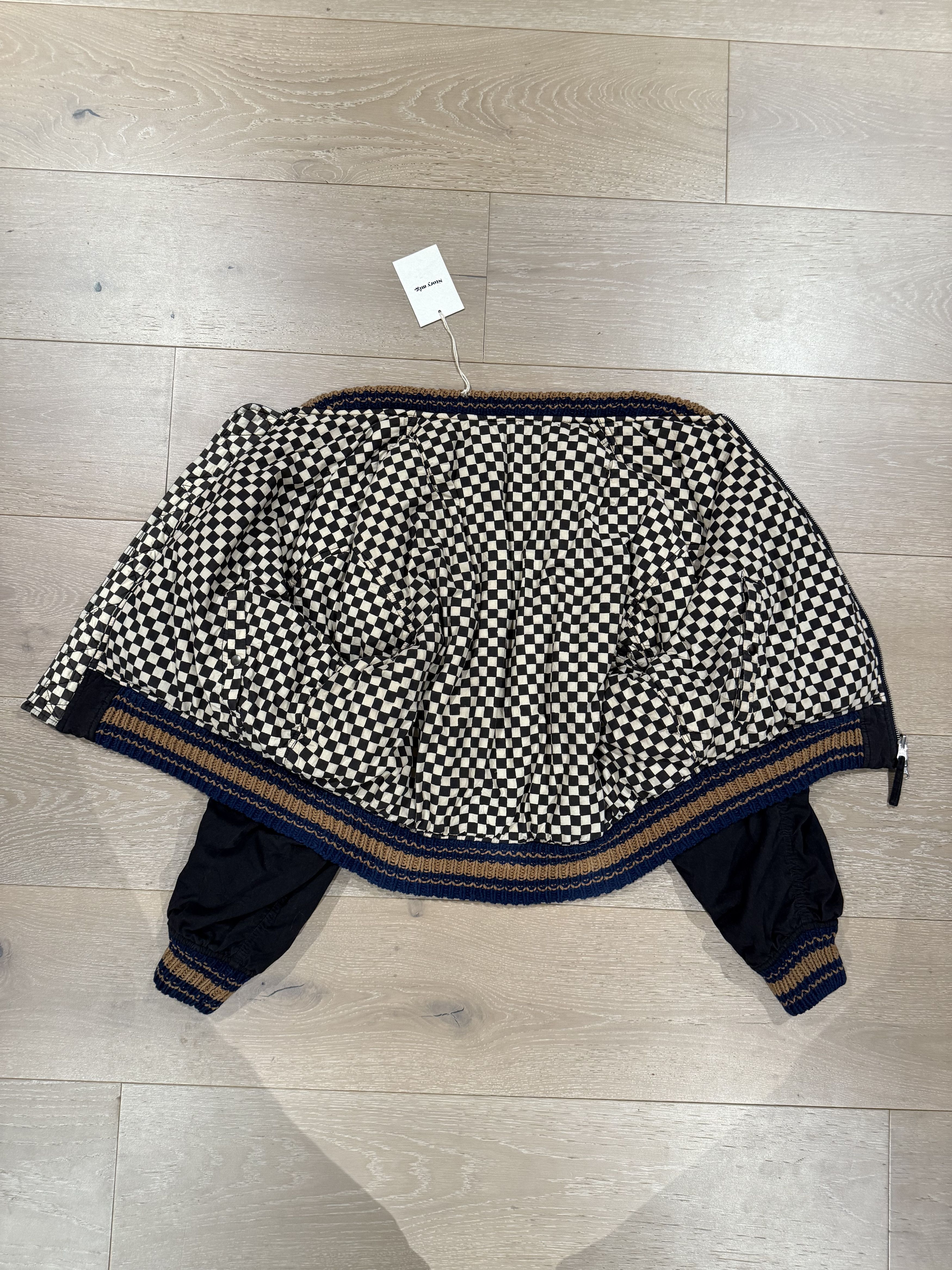 Story Mfg. 💚 Story Mfg. Handmade Seed Bomber Black Wonky-Wear Medium Size US M / EU 48-50 / 2 - 11 Thumbnail