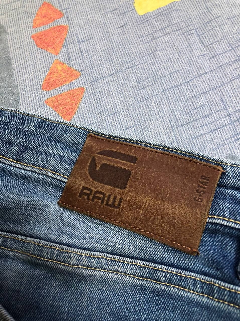 G-Star × Vintage Vintage G Star Raw Denim Jeans Y2K Size US 32 / EU 48 - 14 Thumbnail