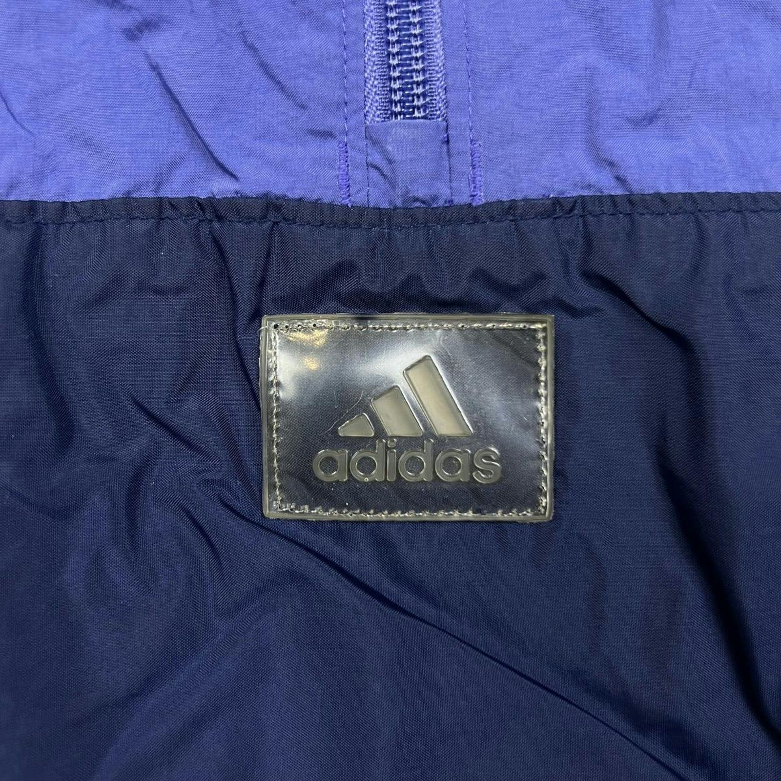 Adidas × Vintage VTG Adidas Jacket Medium Spell Out Half Zip 90s Windbreaker Size US M / EU 48-50 / 2 - 2 Thumbnail