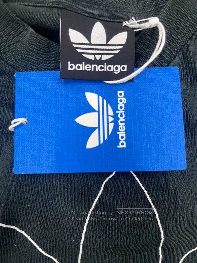 Balenciaga Balenciaga x adidas Logo Short Sleeve T. Size US M / EU 48-50 / 2 - 3 Thumbnail