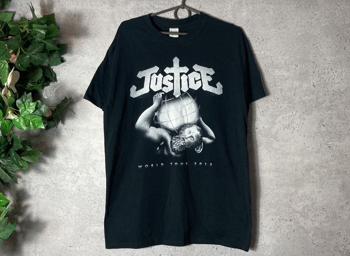 Band Tees × Vintage 2012 JUSTICE WORLD TOUR Tee | Grailed