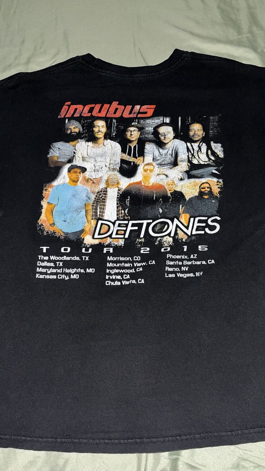 Vintage Vintage Deftones x Incubus Tour Shirt Size US M / EU 48-50 / 2 - 4 Thumbnail