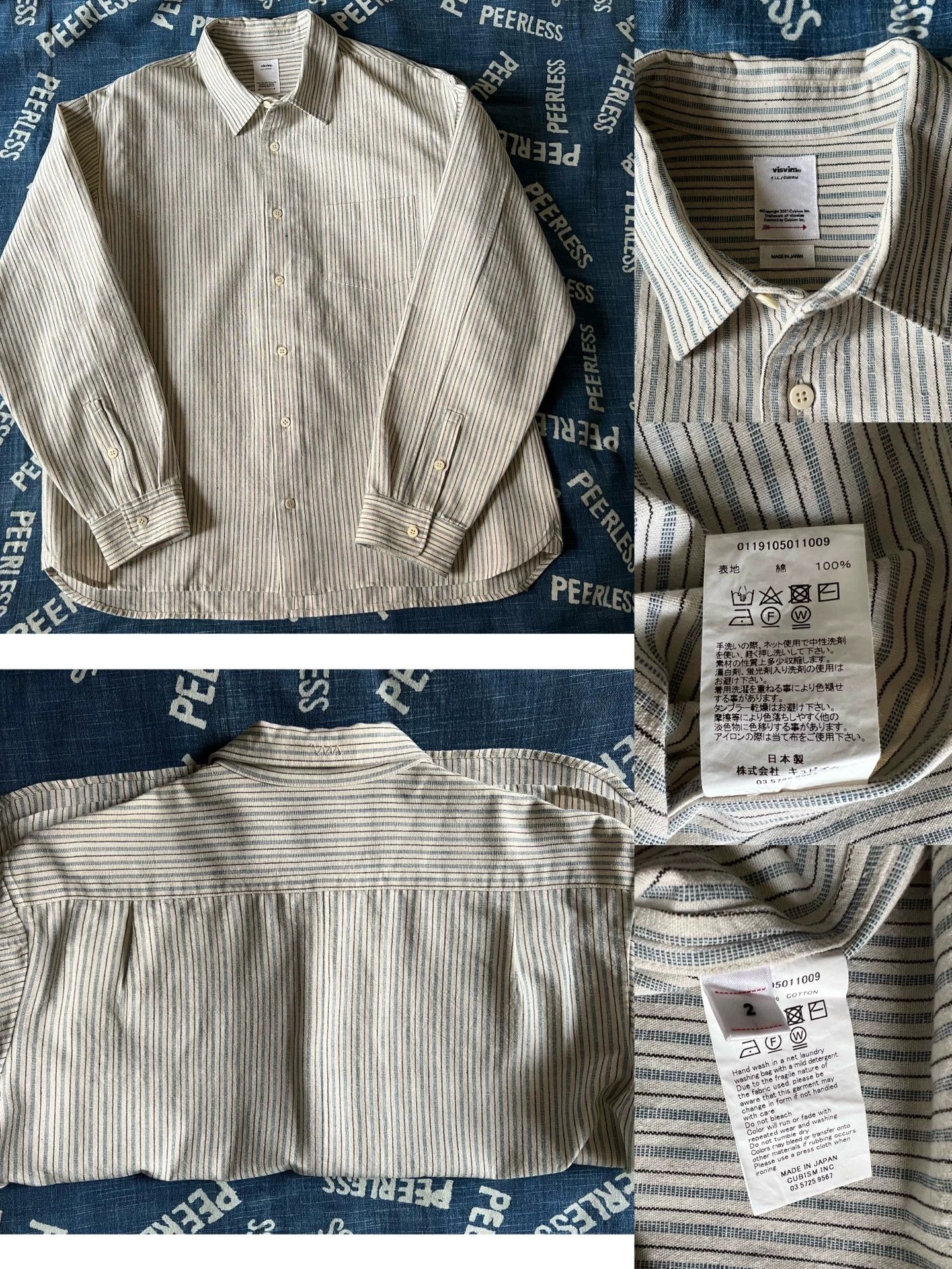 Visvim Visvim 19SS Hemi Shirt L/S H.W Buyi Size US M / EU 48-50 / 2 - 1 Thumbnail