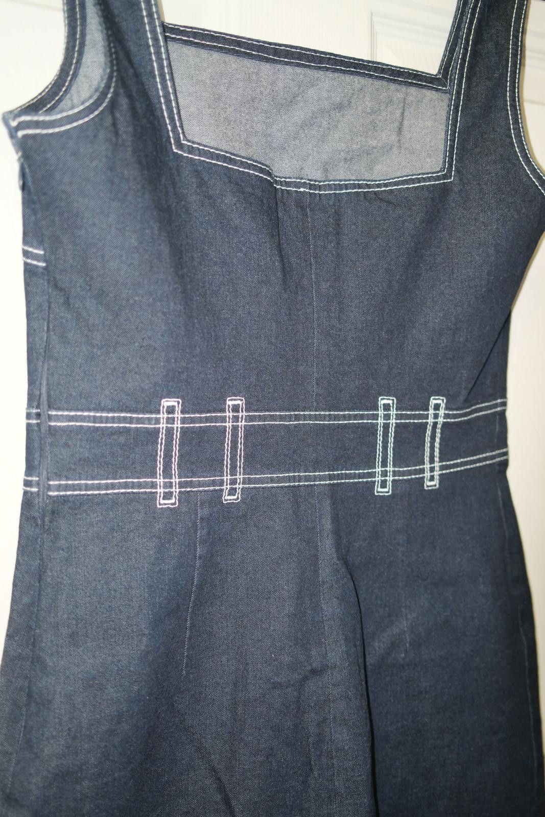 Other 00's Philosophy di Alberta Ferreti Denim Dress Size XXS / US 00 / IT 34 - 5 Thumbnail