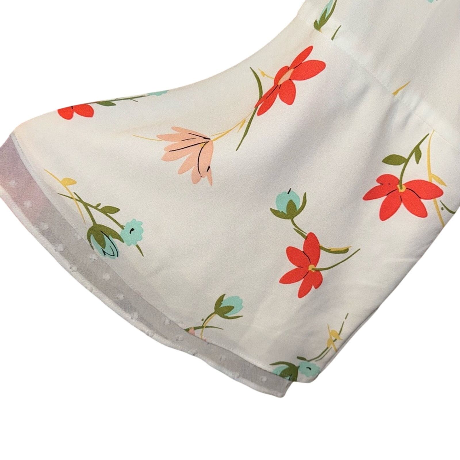 Van Heusen Van Heusen Floral Print Women's Top - Size XL / US 12-14 / IT 48-50 - 4 Thumbnail