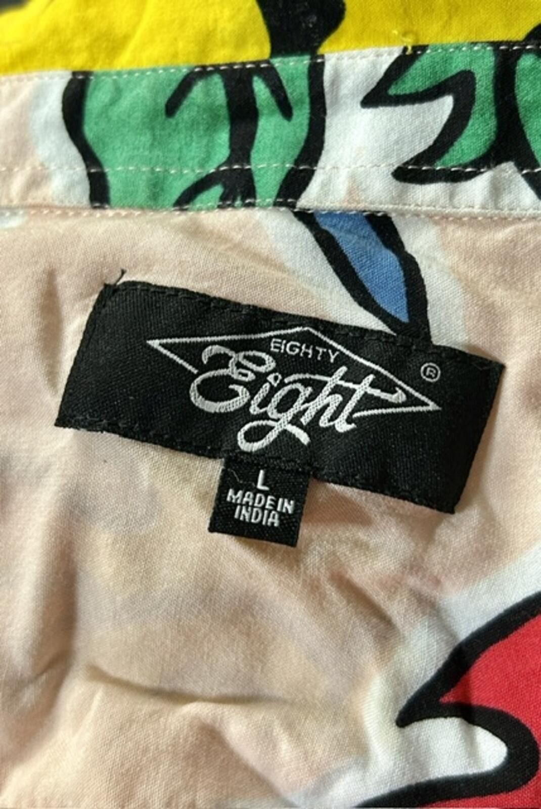 Eighty Eight Eighty Eight Graphic Print Short Sleeve Button-Up Shirt L Size US L / EU 52-54 / 3 - 3 Thumbnail