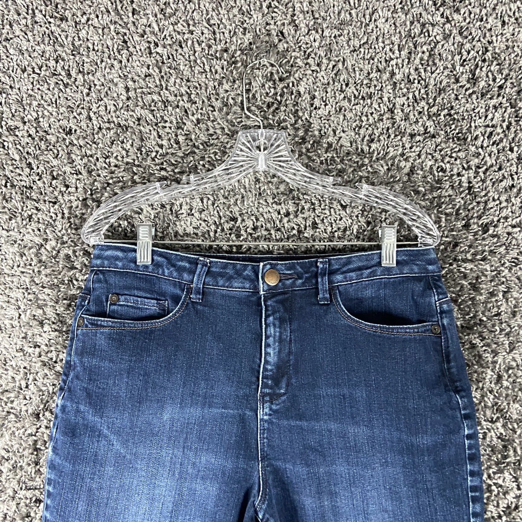 Coldwater Creek Coldwater Creek Blue Straight Leg Jeans Women’s Size 10 Regular Size 32" / US 10 / IT 46 - 5 Thumbnail