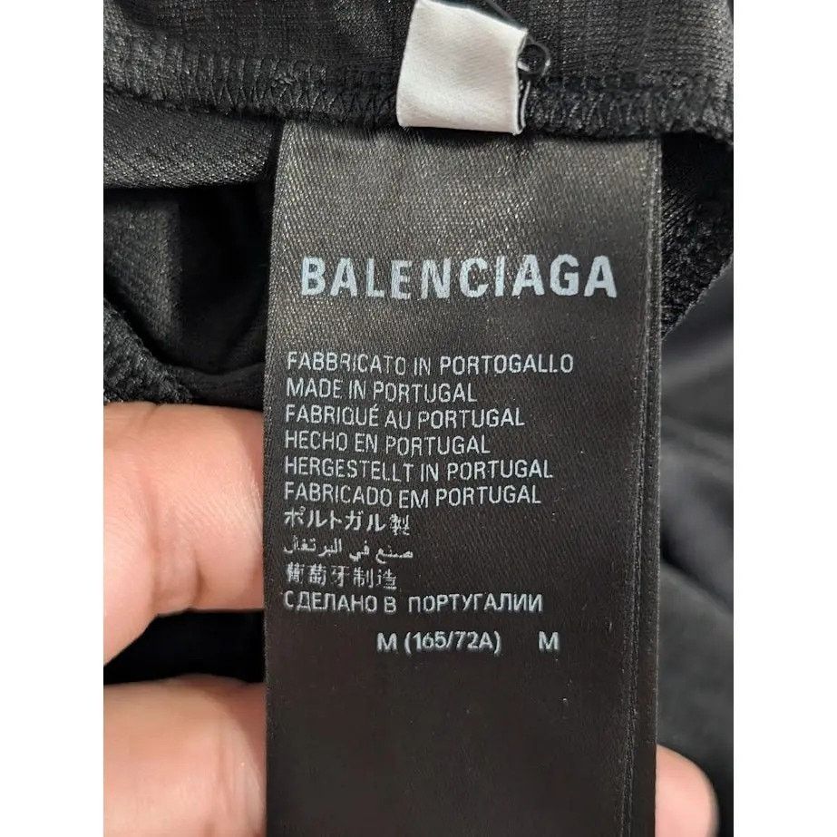 Balenciaga o1rshd1 Sport Icon Fluid Jersey Sweatpants / Joggers Black Size US 32 / EU 48 - 18 Thumbnail