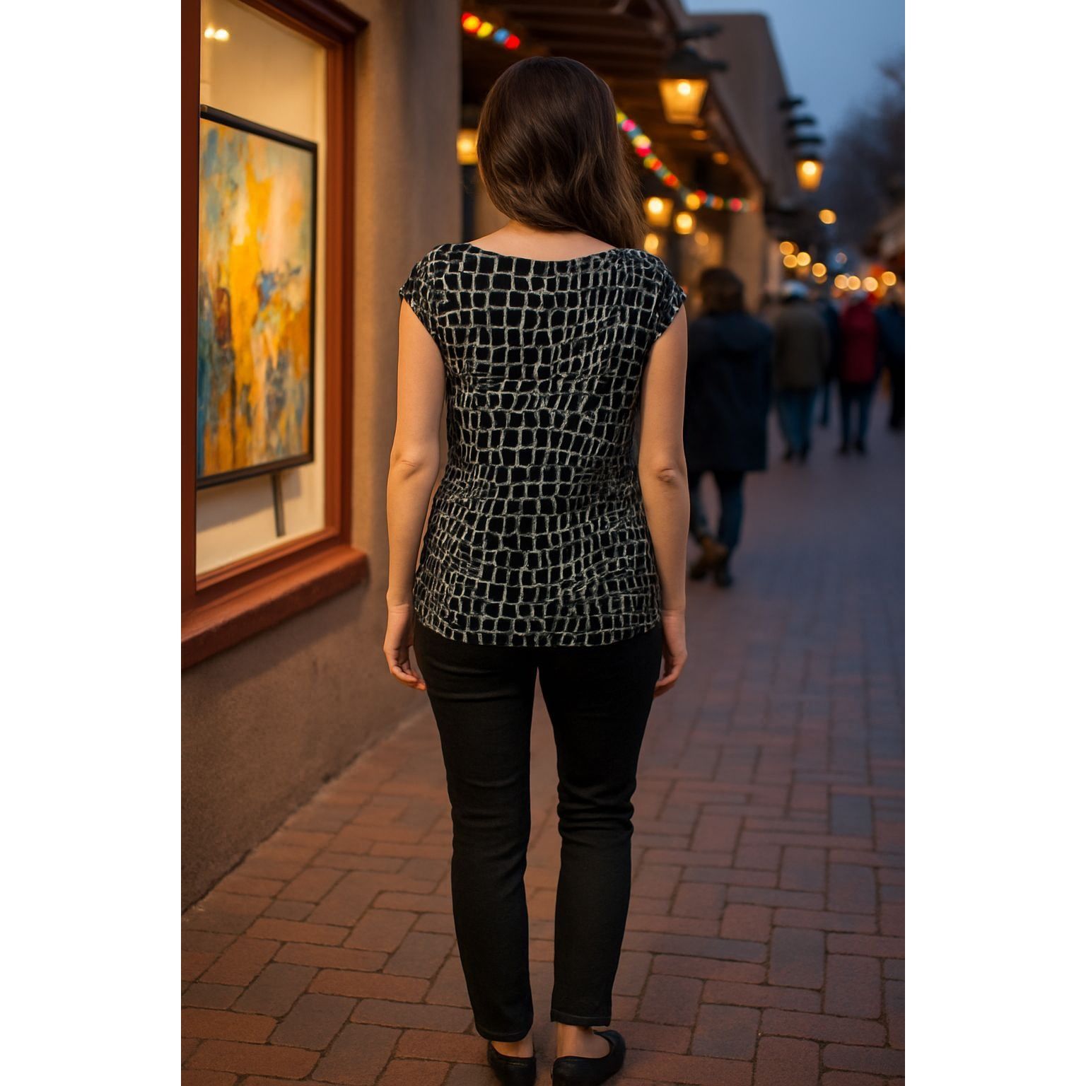 Other 212 Collection Large Black White Snake Print Cowl Neck Blous Size L / US 10 / IT 46 - 5 Thumbnail