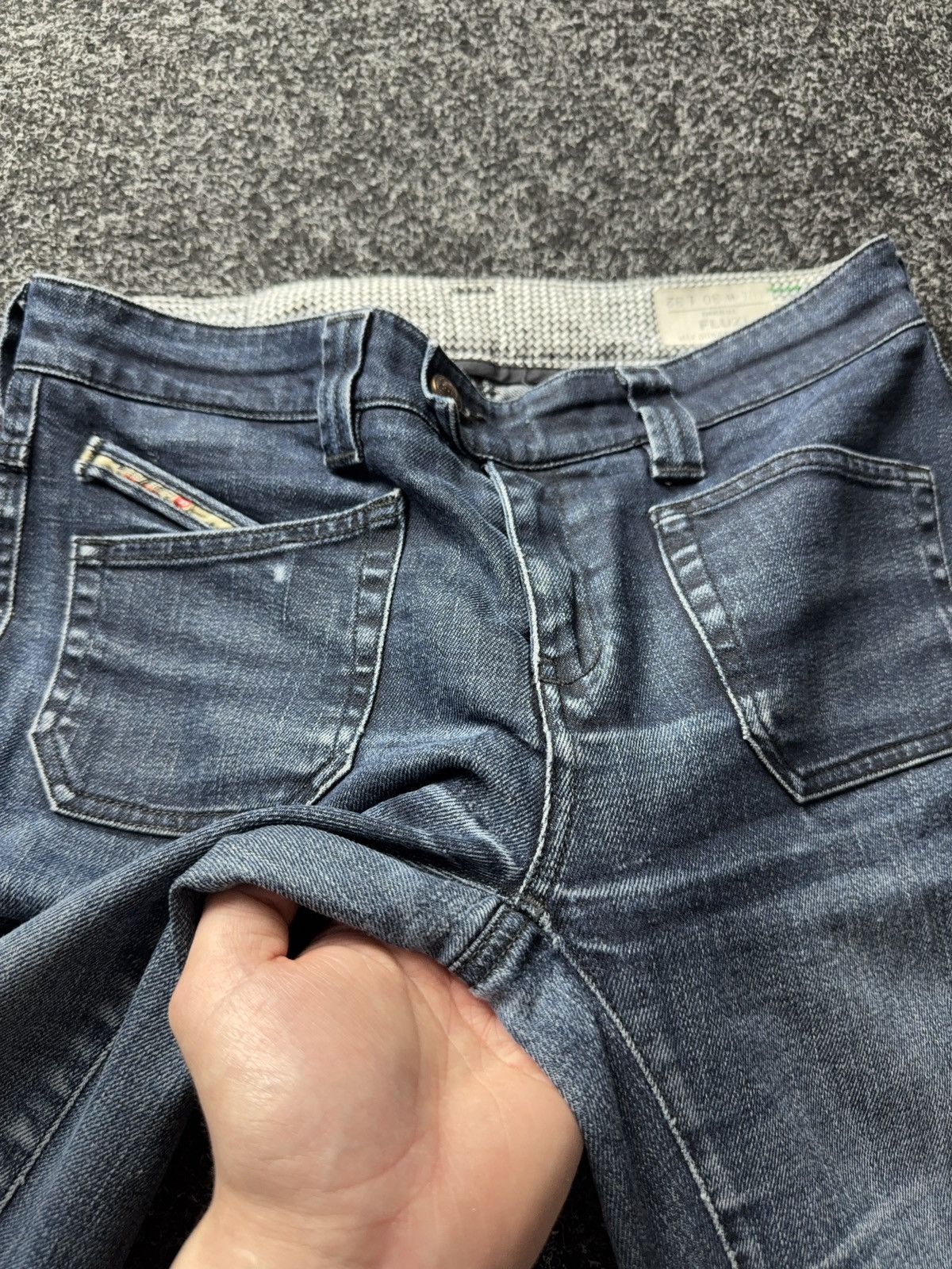 Diesel Luxury 00s Diesel FLUZI Flare Bootcut Jeans Y2K Denim Fade Size 30" / US 8 / IT 44 - 9 Thumbnail
