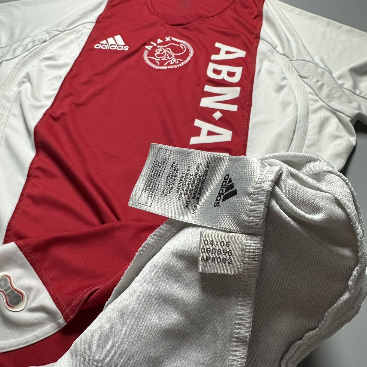 Adidas AJAX ADIDAS 2006/2007 FOOTBALL SOCCER HOME JERSEY #3 STAM Size US M / EU 48-50 / 2 - 11 Thumbnail