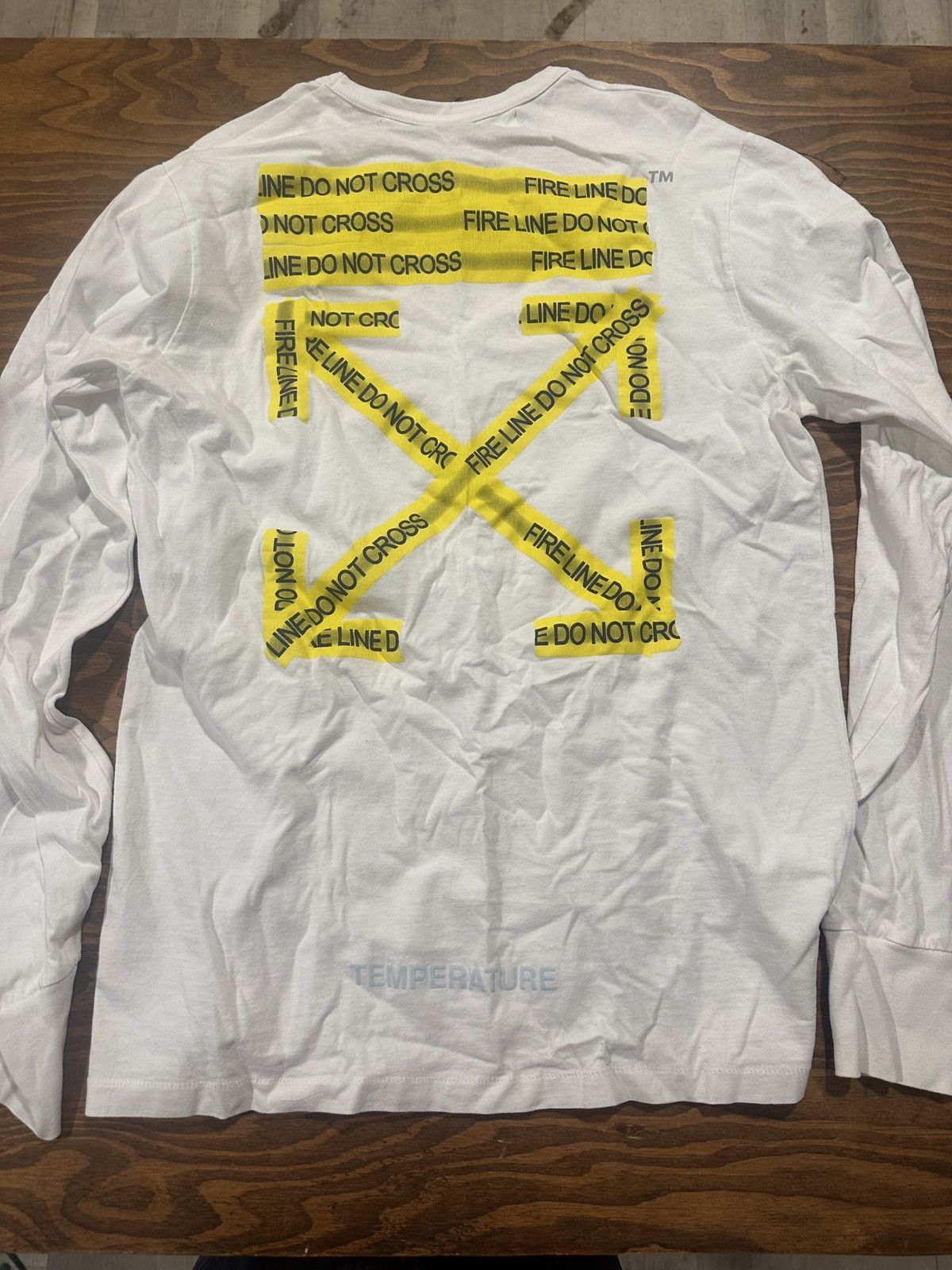 Off-White Off White Temperature Long Sleeve Tee Size US M / EU 48-50 / 2 - 4 Thumbnail