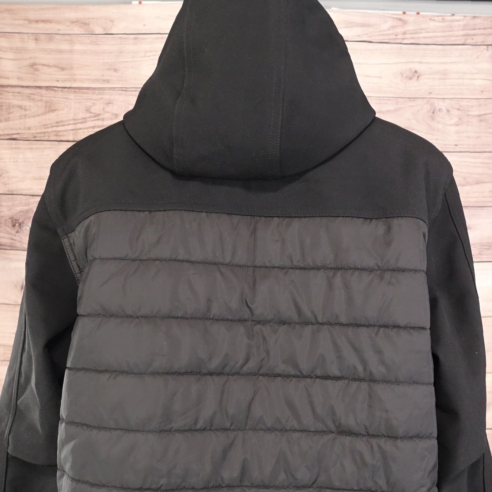 Changes VINTAGE PLAZA TIRE SERVICE LOGO FULL ZIP UP HOODED OIL CHANGE DRI DUCK JACKET MENS SZ L Size US L / EU 52-54 / 3 - 7 Thumbnail